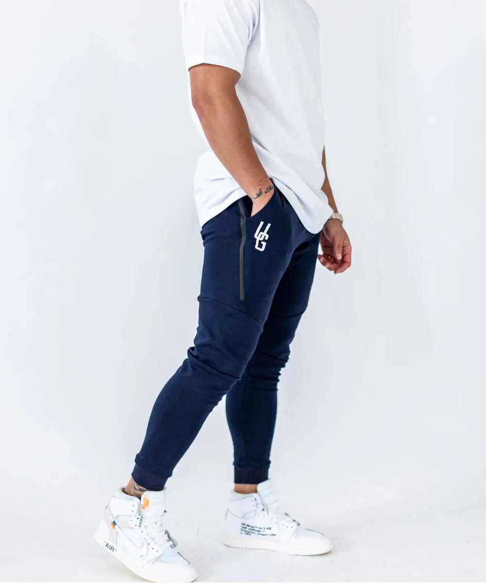 UNDRGROUND Essential Tapered Joggers (Navy)