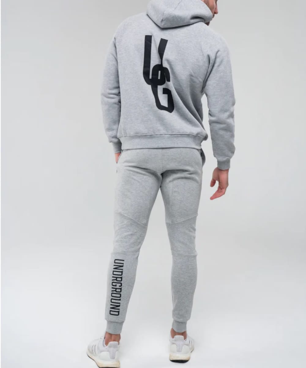 UNDRGROUND Essential Tapered Joggers (Marble Grey)