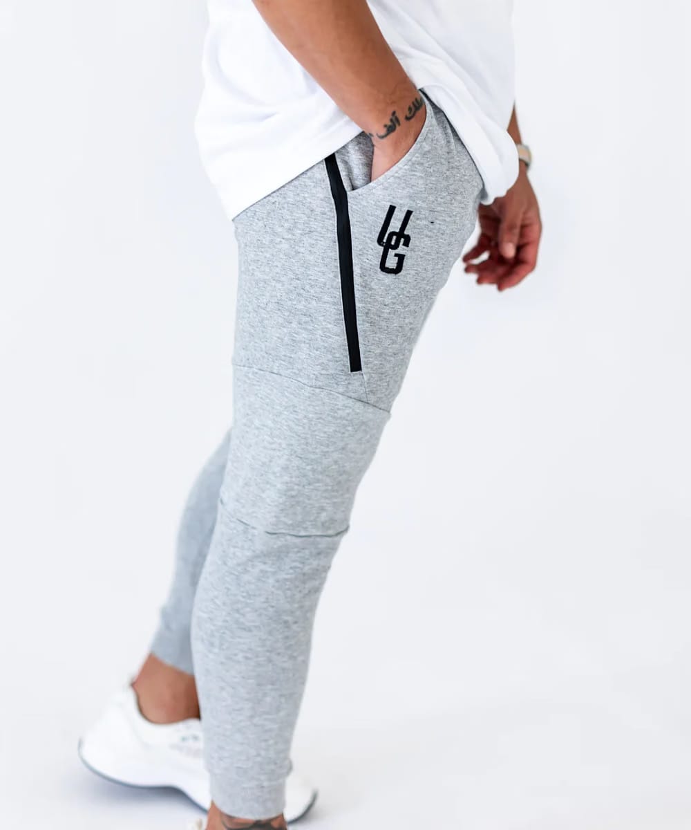 UNDRGROUND Essential Tapered Joggers (Marble Grey)