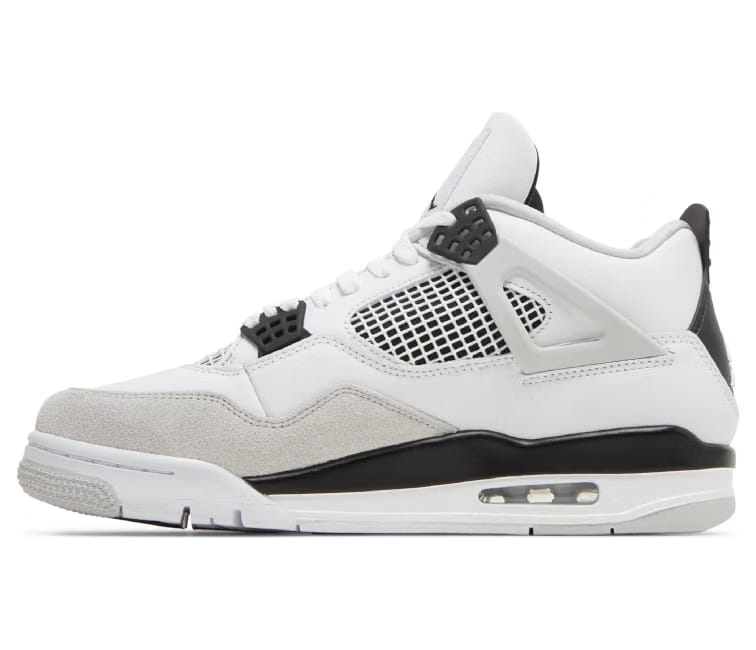 Air Jordan Mens Nike Air Jordan 4 Retro (Military Black)