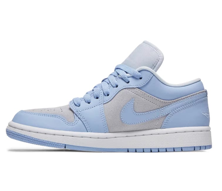 Air Jordan Women's Nike Air Jordan 1 Low (Football Grey/Aluminium Blue)