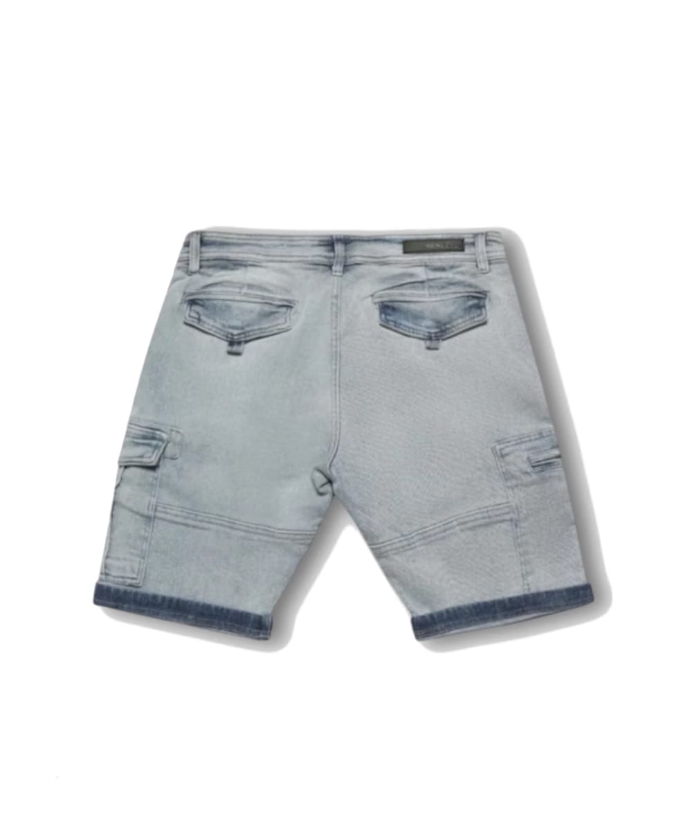 Henleys Lione Denim Shorts (Light Indigo)
