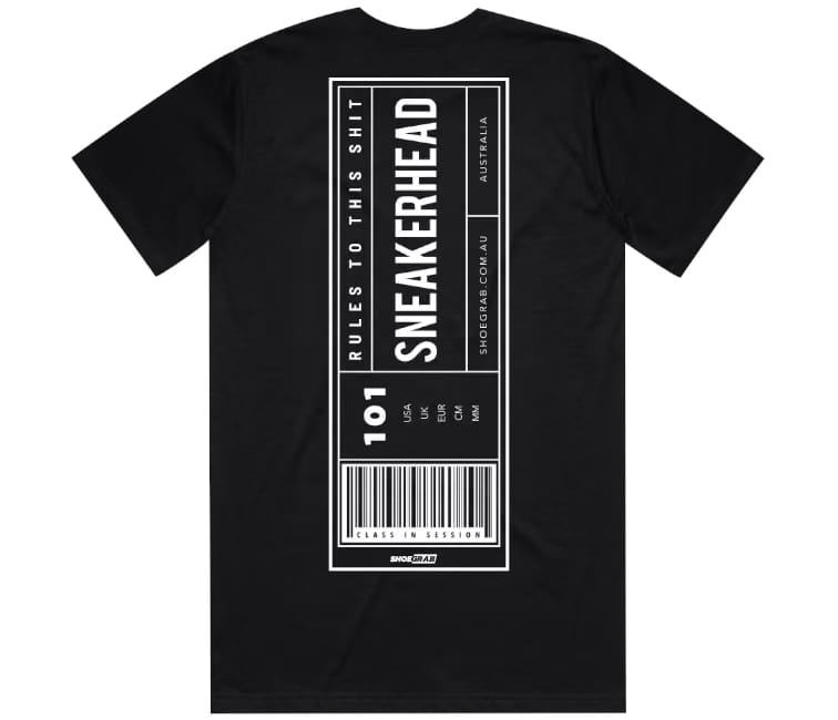Sneakerhead Tee "Barcode" (Black)