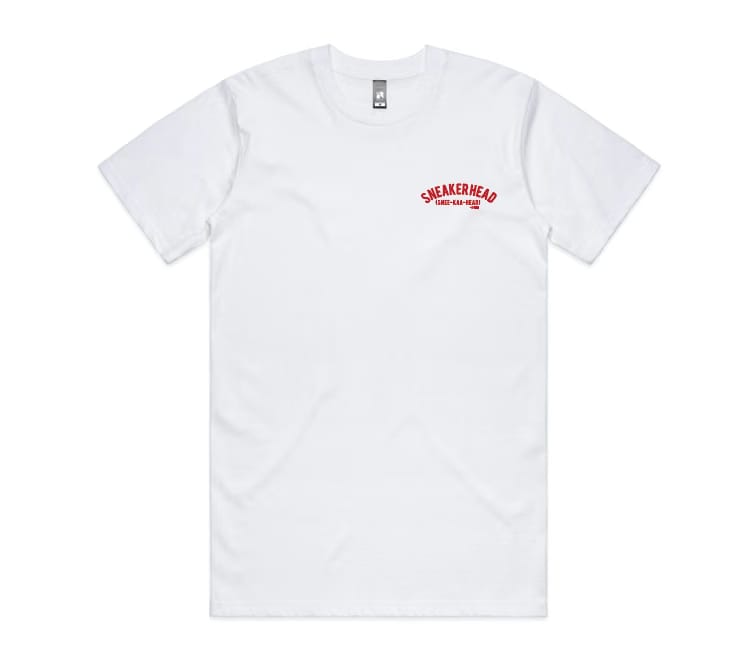 Sneakerhead "OG" Tee (White/Blood Orange)
