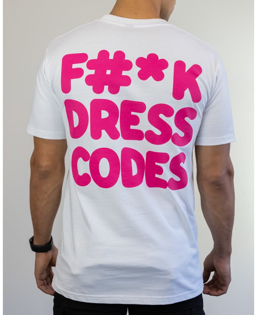 Sneakerhead Tee "No Codes" (White/Pink)