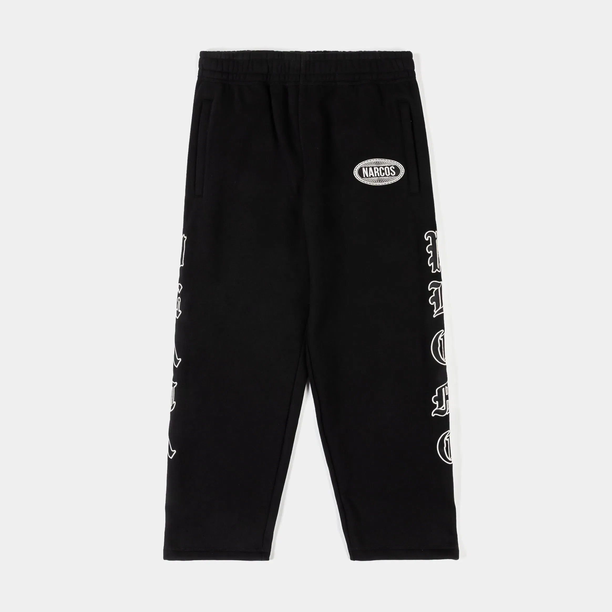 NARCOS X SP SP x Narcos Fleece Mens Sweatpants (Black/White)