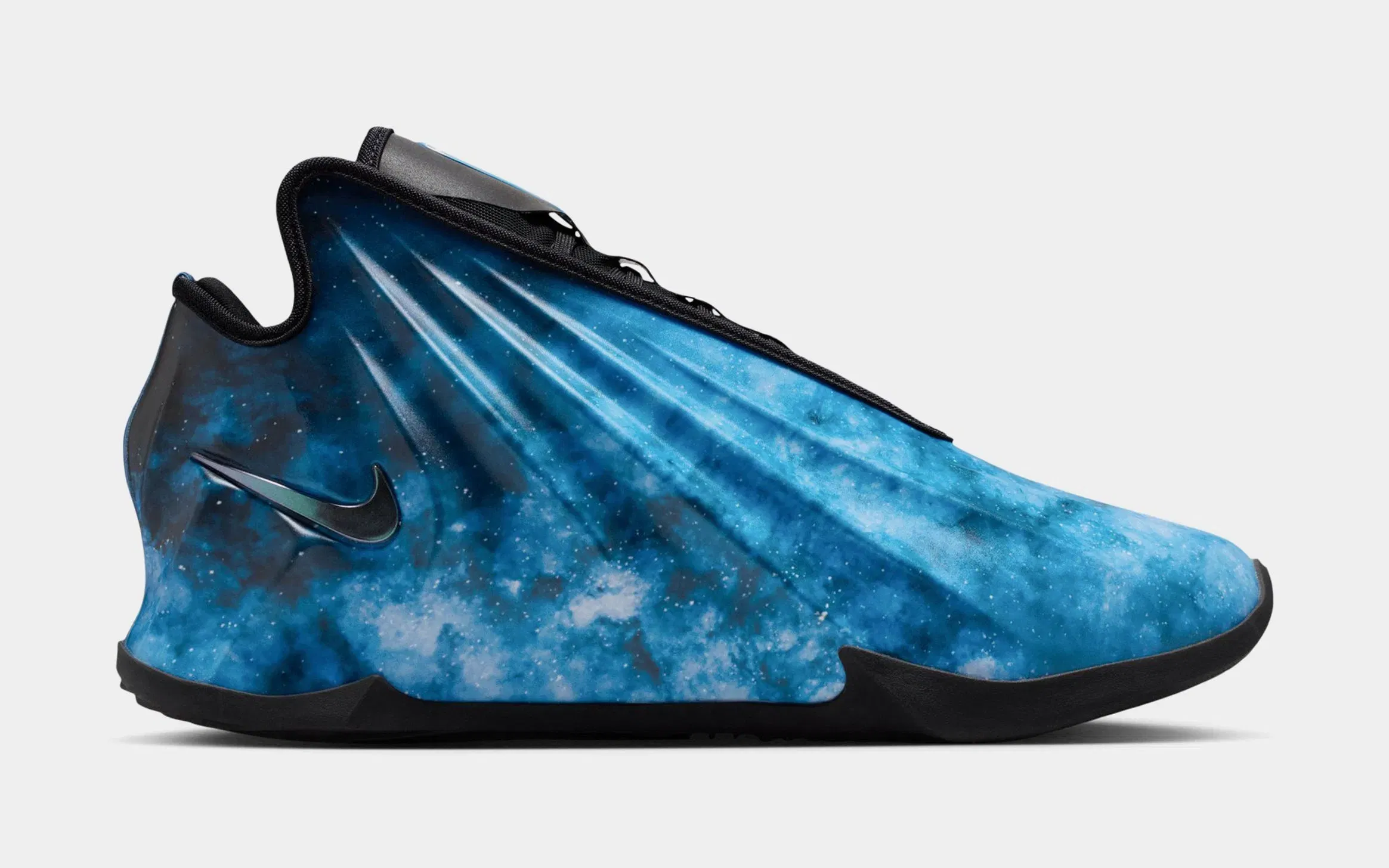Nike G.T. Future Galaxy Mens Basketball Shoes (Aurora Blue/Black/Metallic Silver/Metallic Dark Grey)