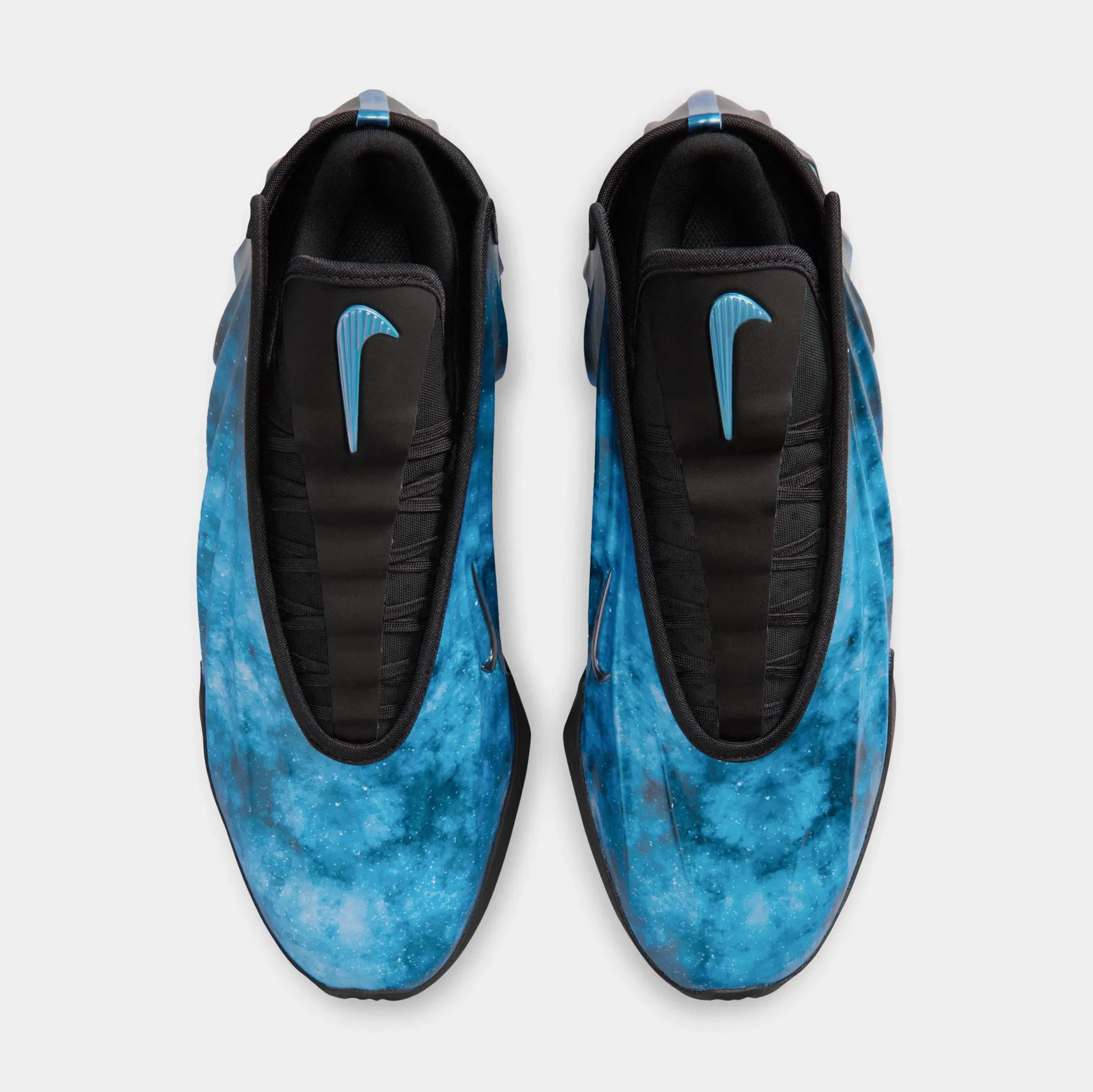 Nike G.T. Future Galaxy Mens Basketball Shoes (Aurora Blue/Black/Metallic Silver/Metallic Dark Grey)