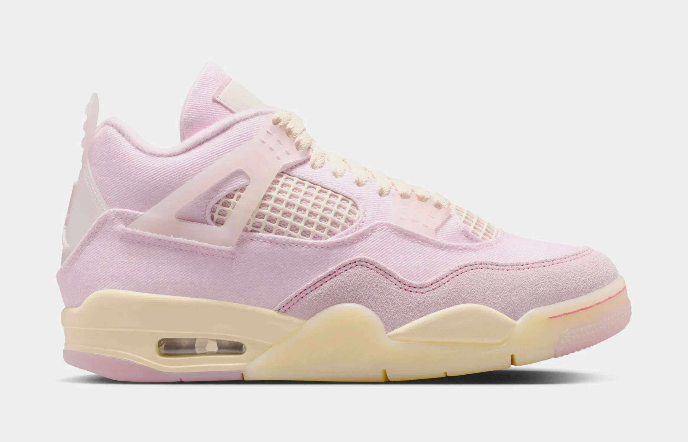 Air Jordan 4 Retro Pink Pearl And Iced Carmine Womens Lifestyle Shoes (Pearl Pink/Iced Carmine/Coconut Milk)