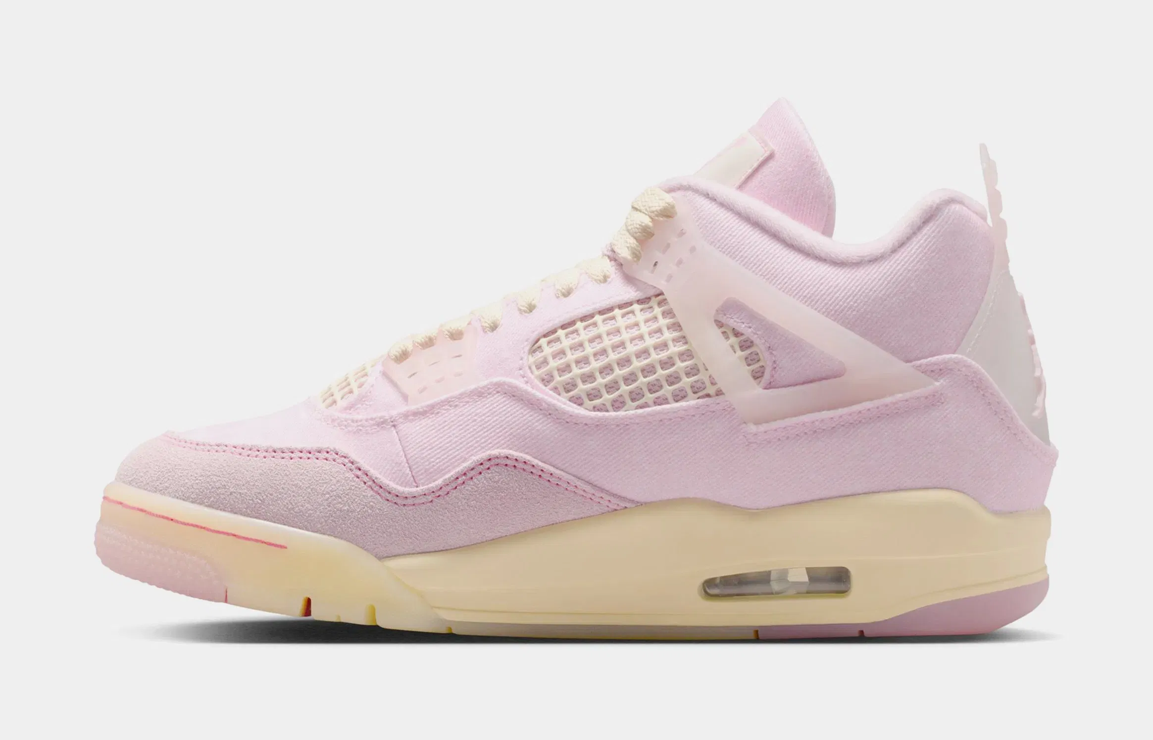 Air Jordan 4 Retro Pink Pearl And Iced Carmine Womens Lifestyle Shoes (Pearl Pink/Iced Carmine/Coconut Milk)