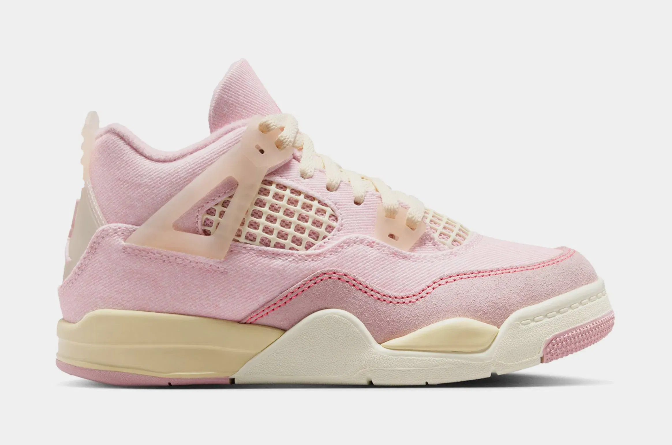 Air Jordan 4 Retro Pink Pearl And Iced Carmine Preschool Lifestyle Shoes (Pearl Pink/Iced Carmine/Coconut Milk)