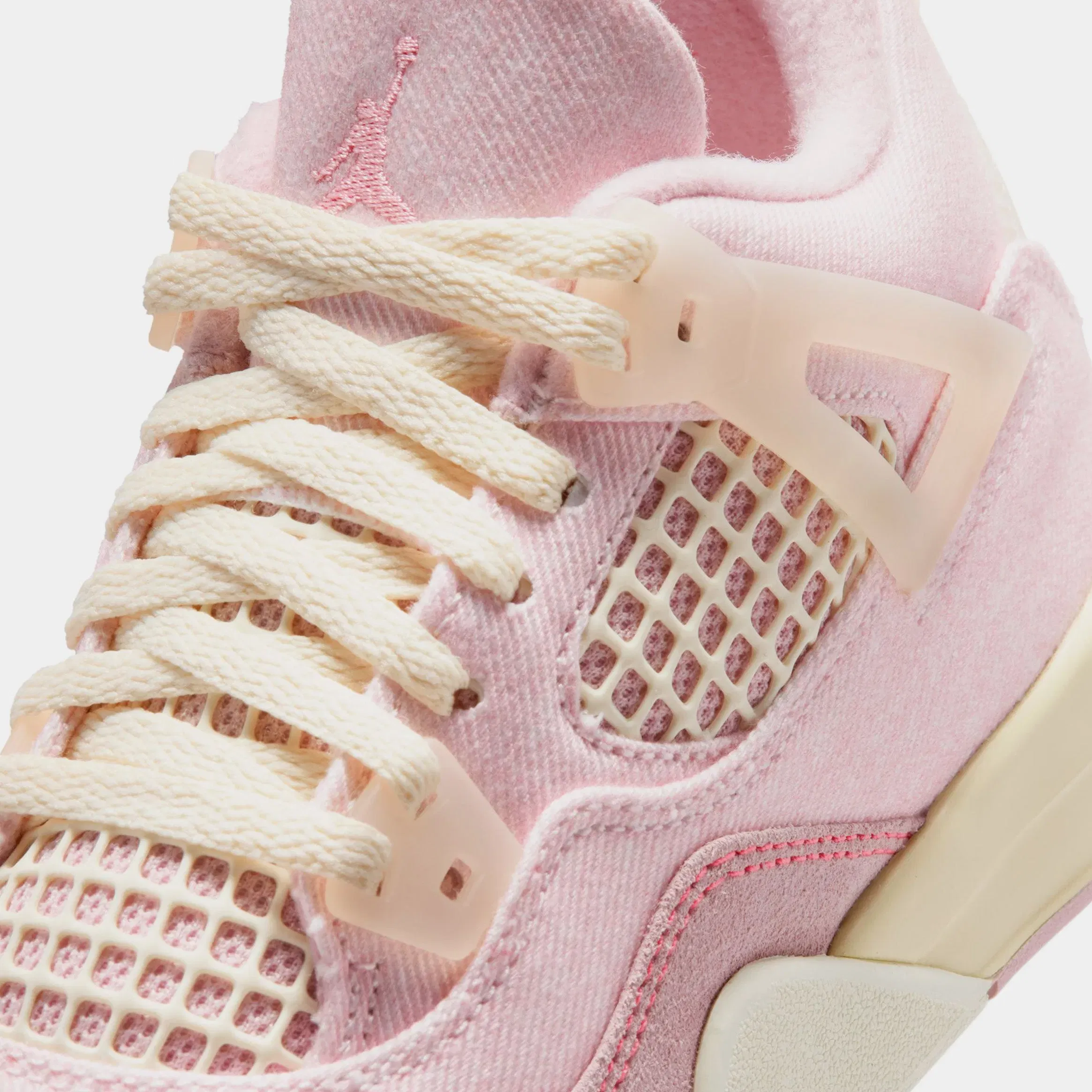 Air Jordan 4 Retro Pink Pearl And Iced Carmine Preschool Lifestyle Shoes (Pearl Pink/Iced Carmine/Coconut Milk)