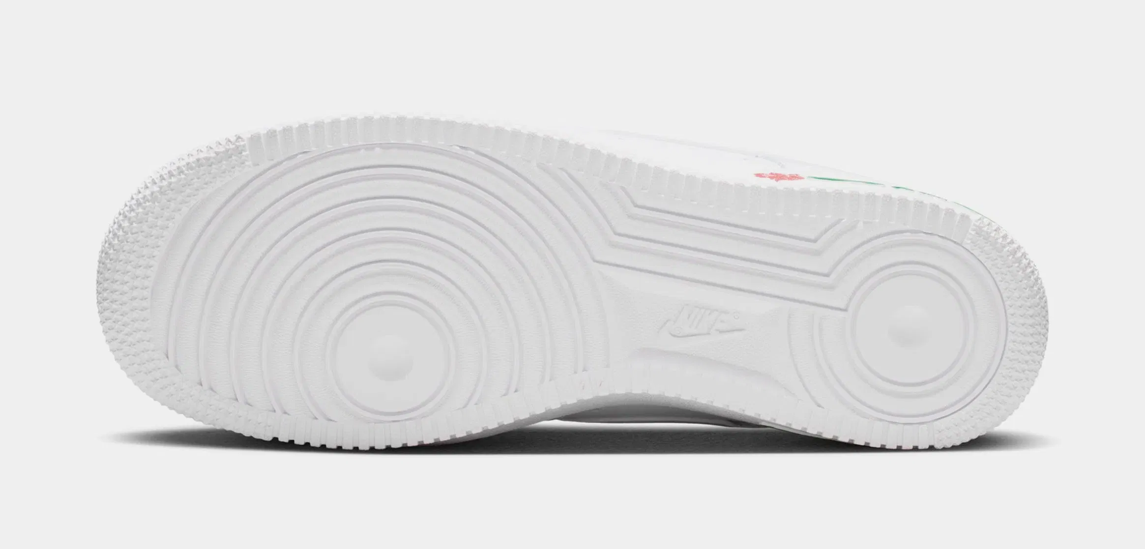 Nike Air Force 1 Low Roses Womens Lifestyle Shoes (White/White/Sport Red/Pine Green)