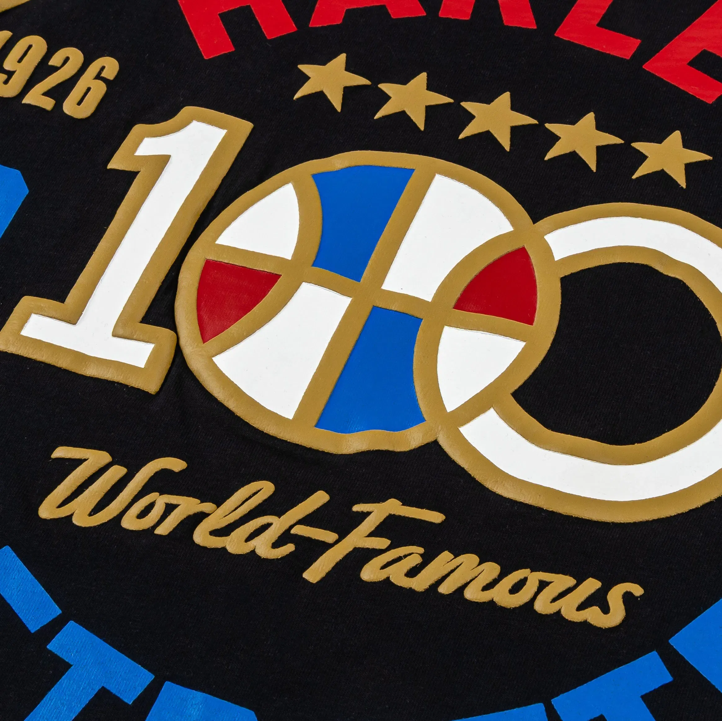HARLEM GLOBETROTTERS X SP SP x Harlem Globetrotters World Famous Mens Short Sleeve Shirt (Black/Red)