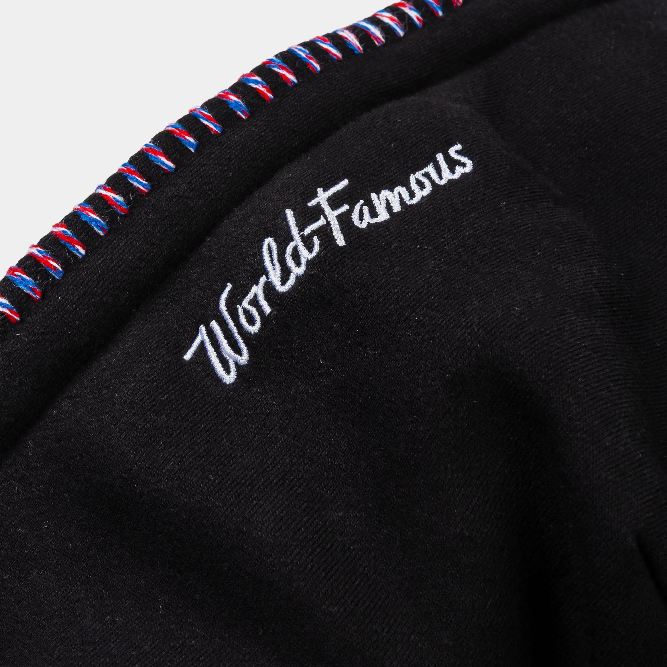 HARLEM GLOBETROTTERS X SP SP x Harlem Globetrotters World Famous Pullover Mens Hoodie (Black/Red)