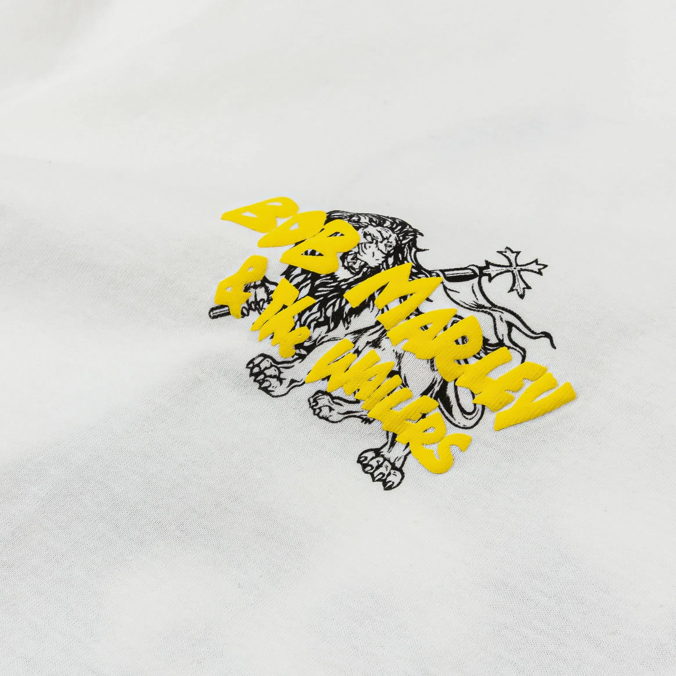 BOB MARLEY X SP SP x Bob Marley Kaya Mens Short Sleeve Shirt (White/Yellow)