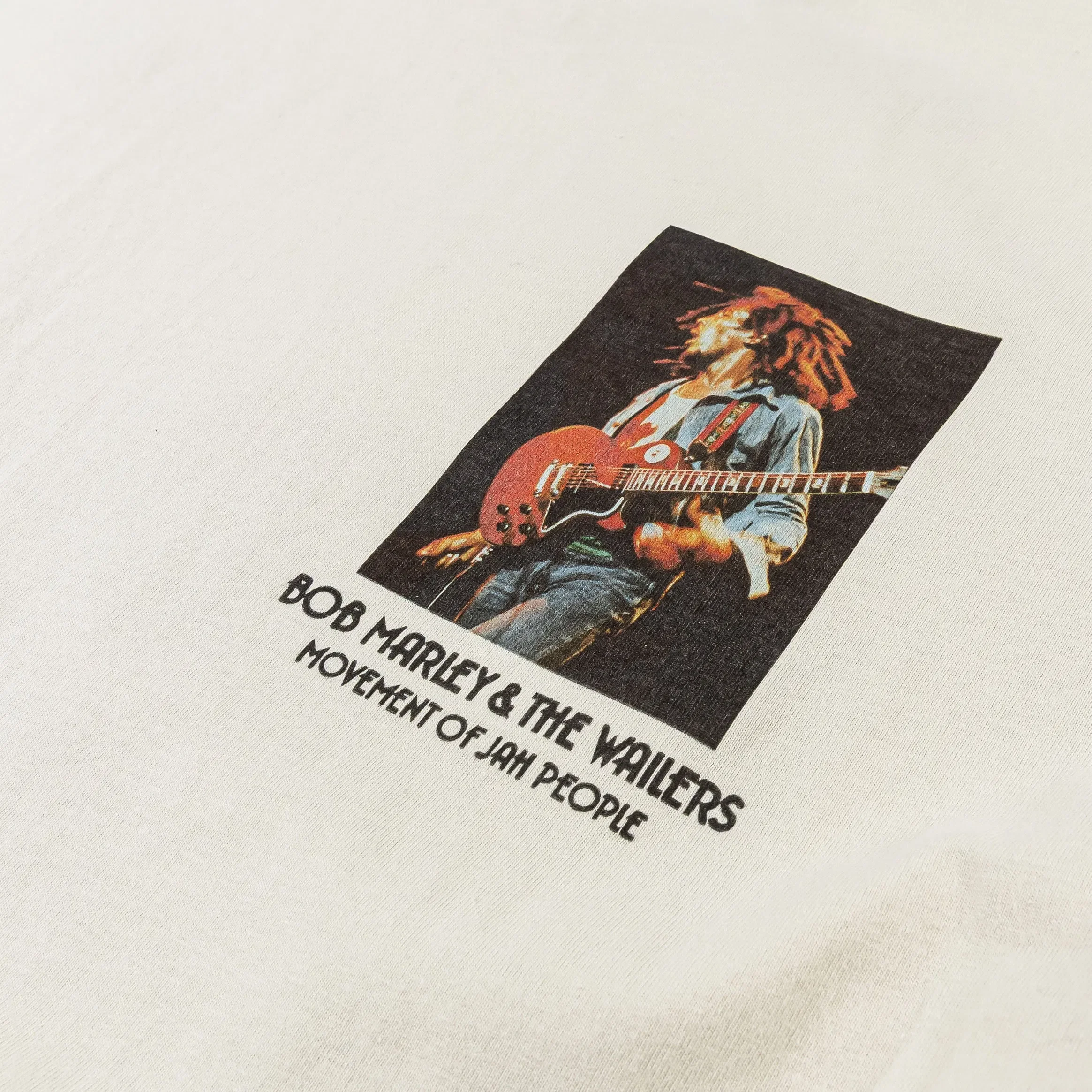 BOB MARLEY X SP SP x Bob Marley Tours Mens Short Sleeve Shirt (Beige/Black)