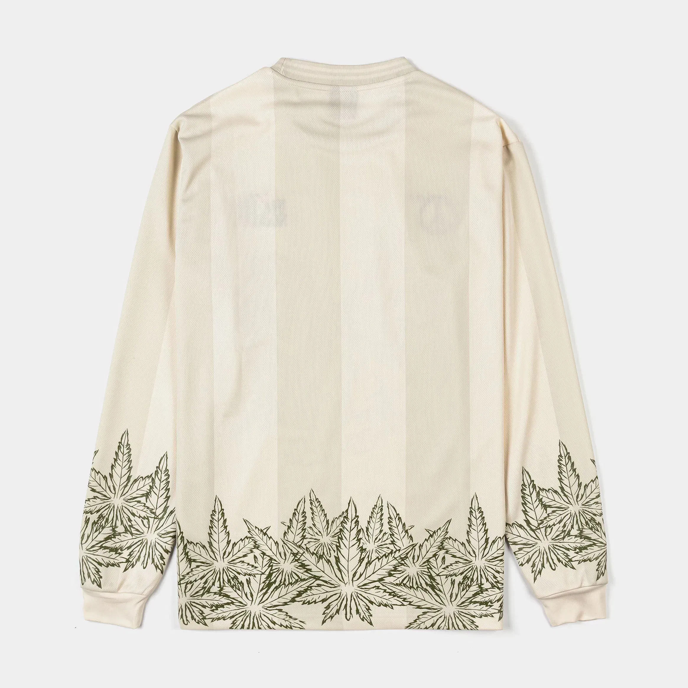 BOB MARLEY X SP SP x Bob Marley Lions Soccer Long Sleeve Mens Jersey (Beige/Green)