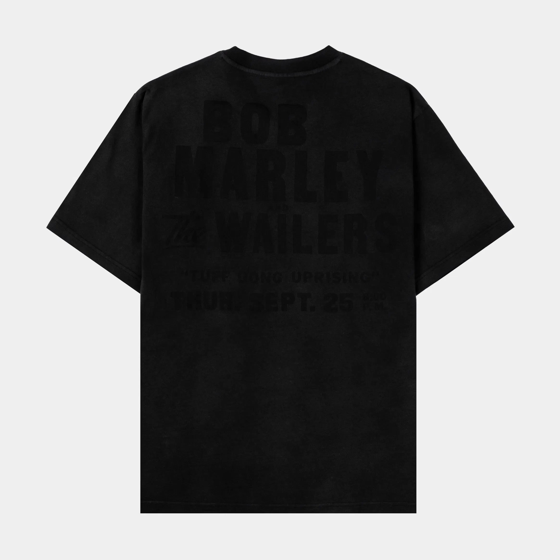 BOB MARLEY X SP SP x Bob Marley The Wailers Washed Mens Short Sleeve Shirt (Black/White)