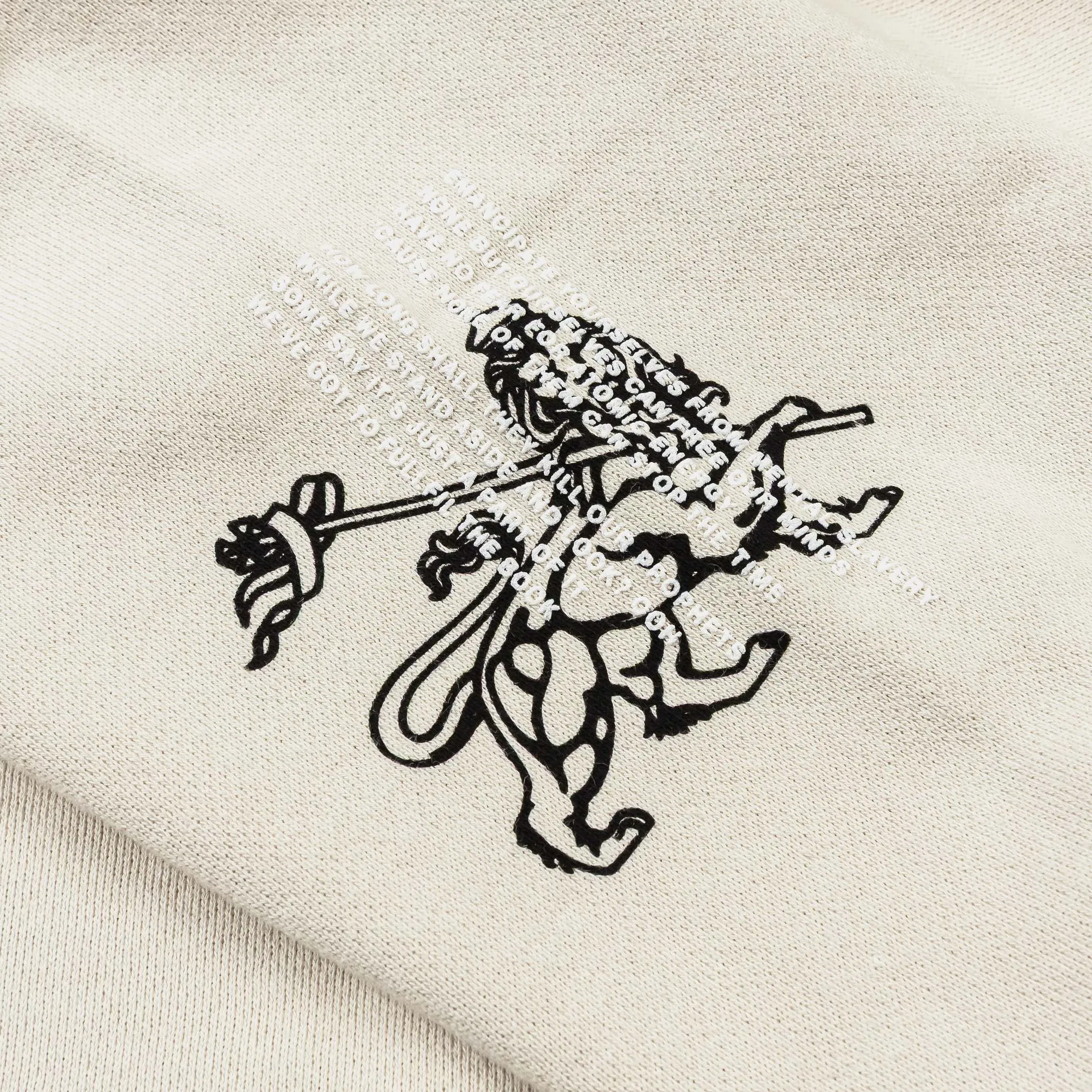 BOB MARLEY X SP SP x Bob Marley Live Zip Up Mens Hoodie (Beige/Black)