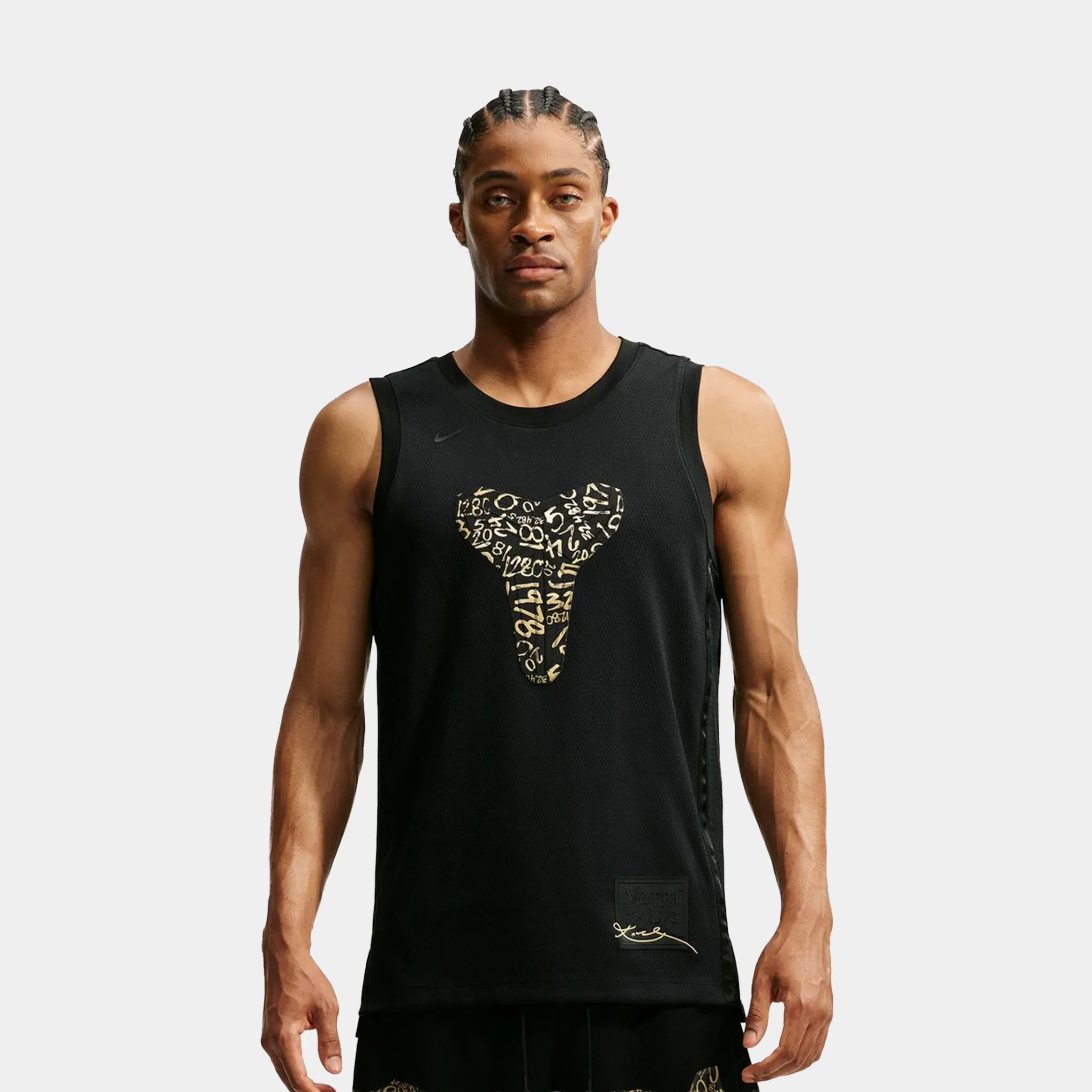 Nike Kobe Basketball Mens Tank Top (Black/Metallic Gold)
