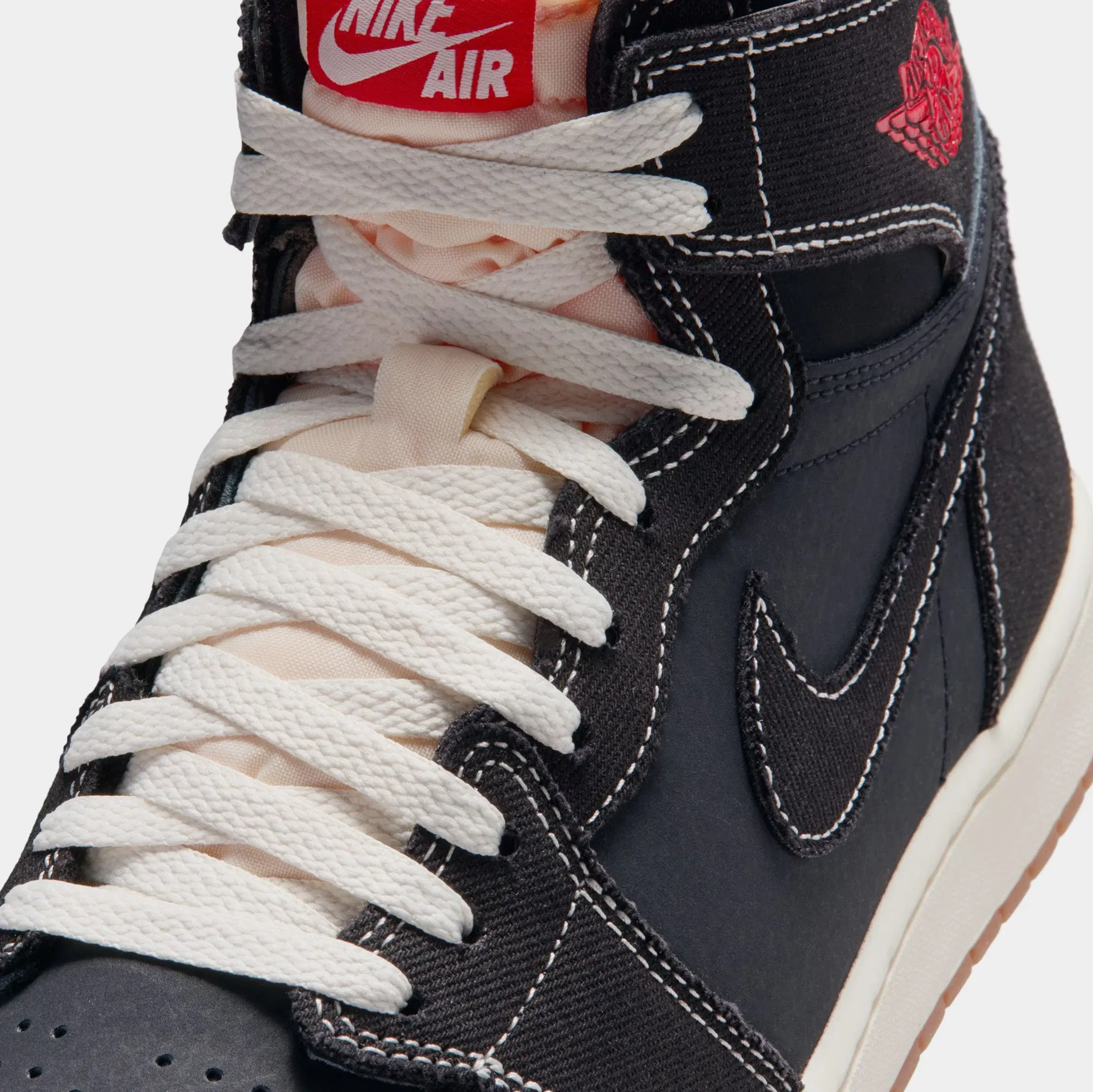 Air Jordan 1 Retro High OG Flight Club Mens Lifestyle Shoes (Black/Sail/Gum Medium Brown/University Red)