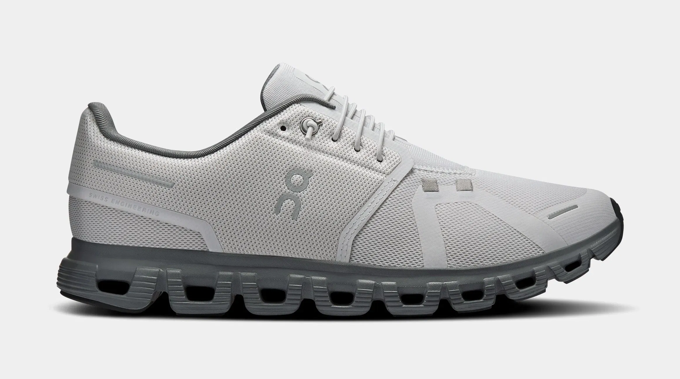 On Running Cloud 6 Mens Running Shoes (Wolf/Rock)