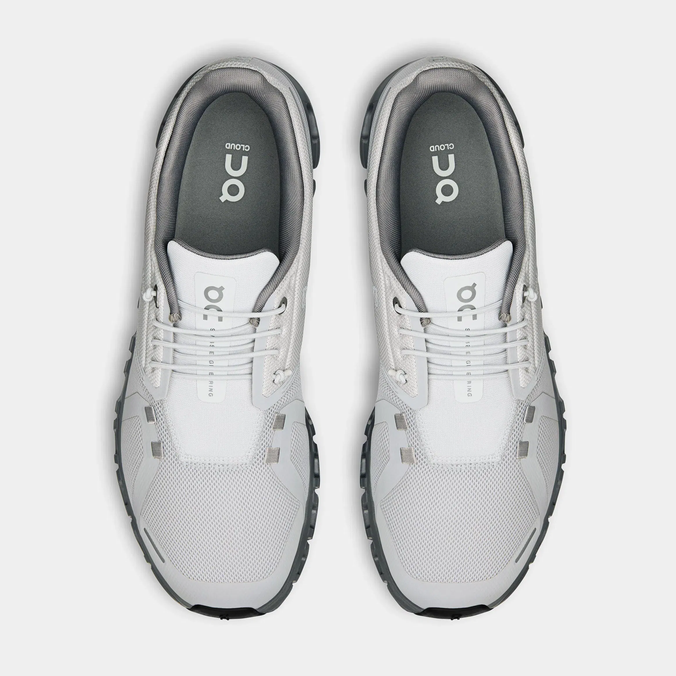 On Running Cloud 6 Mens Running Shoes (Wolf/Rock)