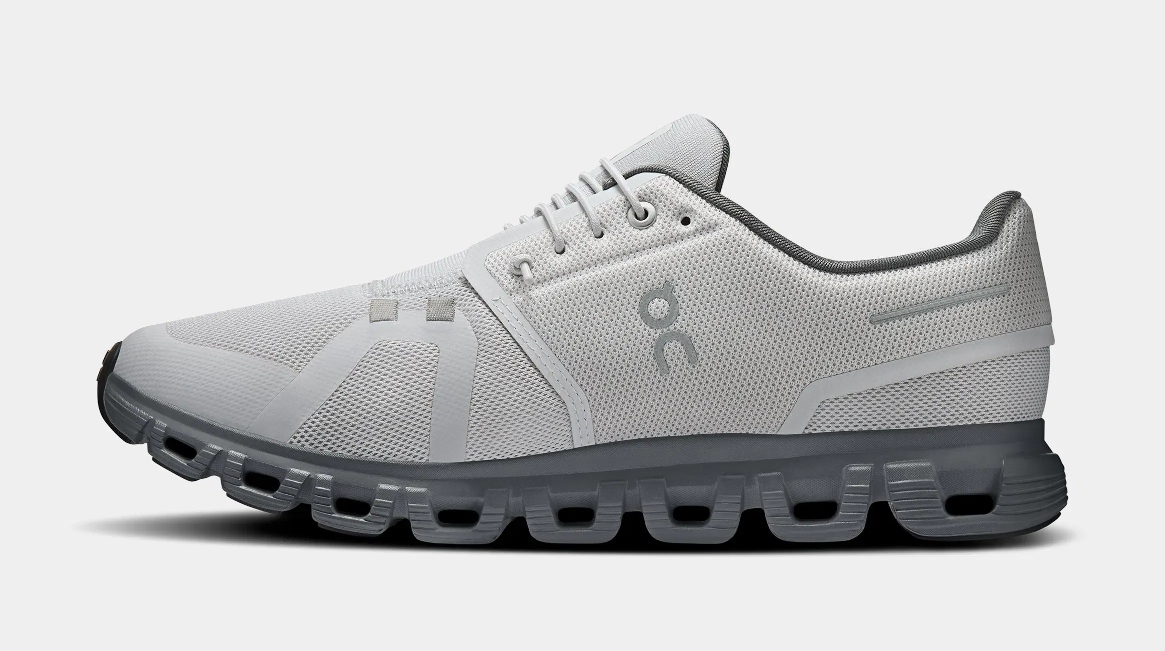 On Running Cloud 6 Mens Running Shoes (Wolf/Rock)