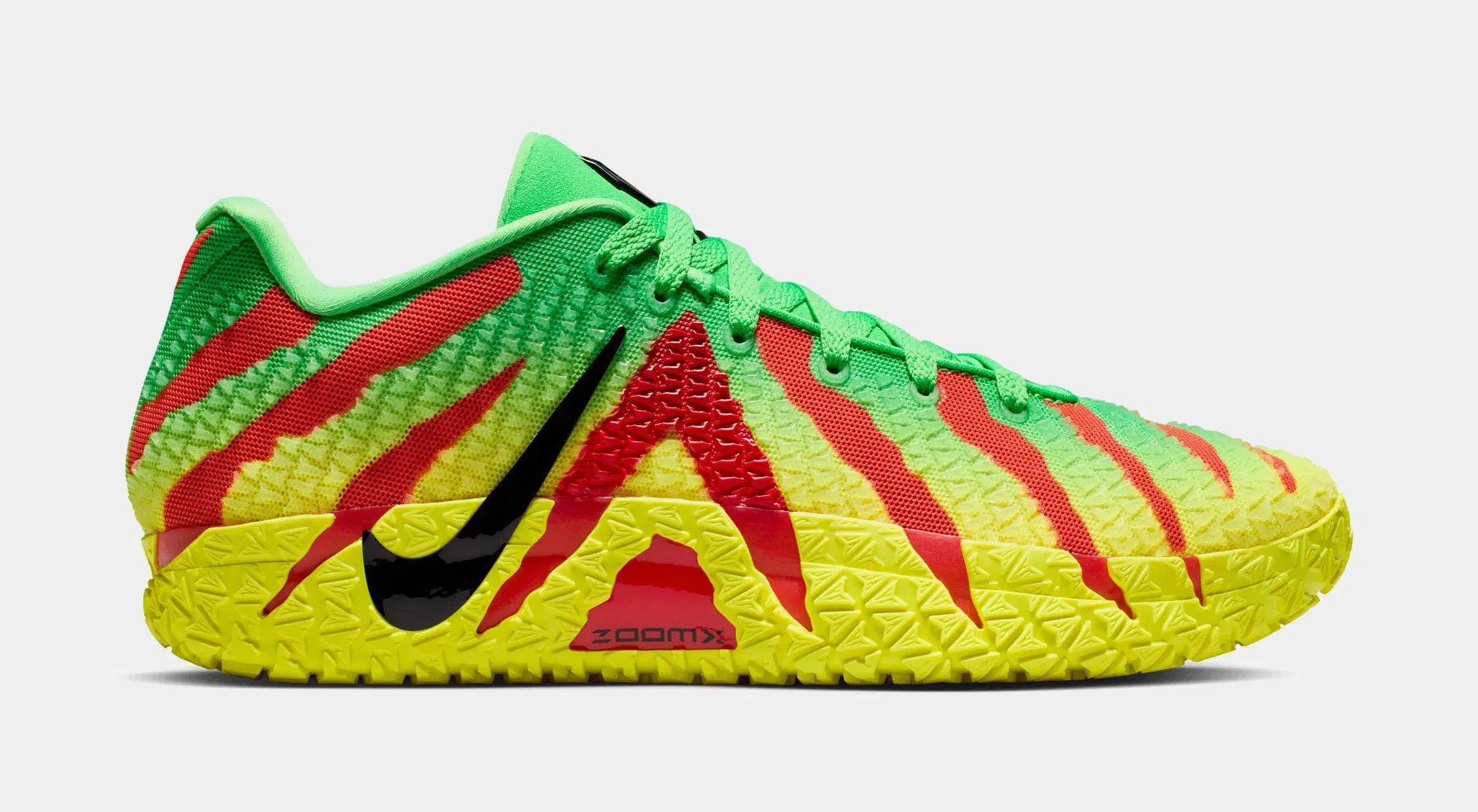 Nike Jurassic Park x Ja 3 Explorer Mens Basketball Shoes (Green Spark/Black/University Red)