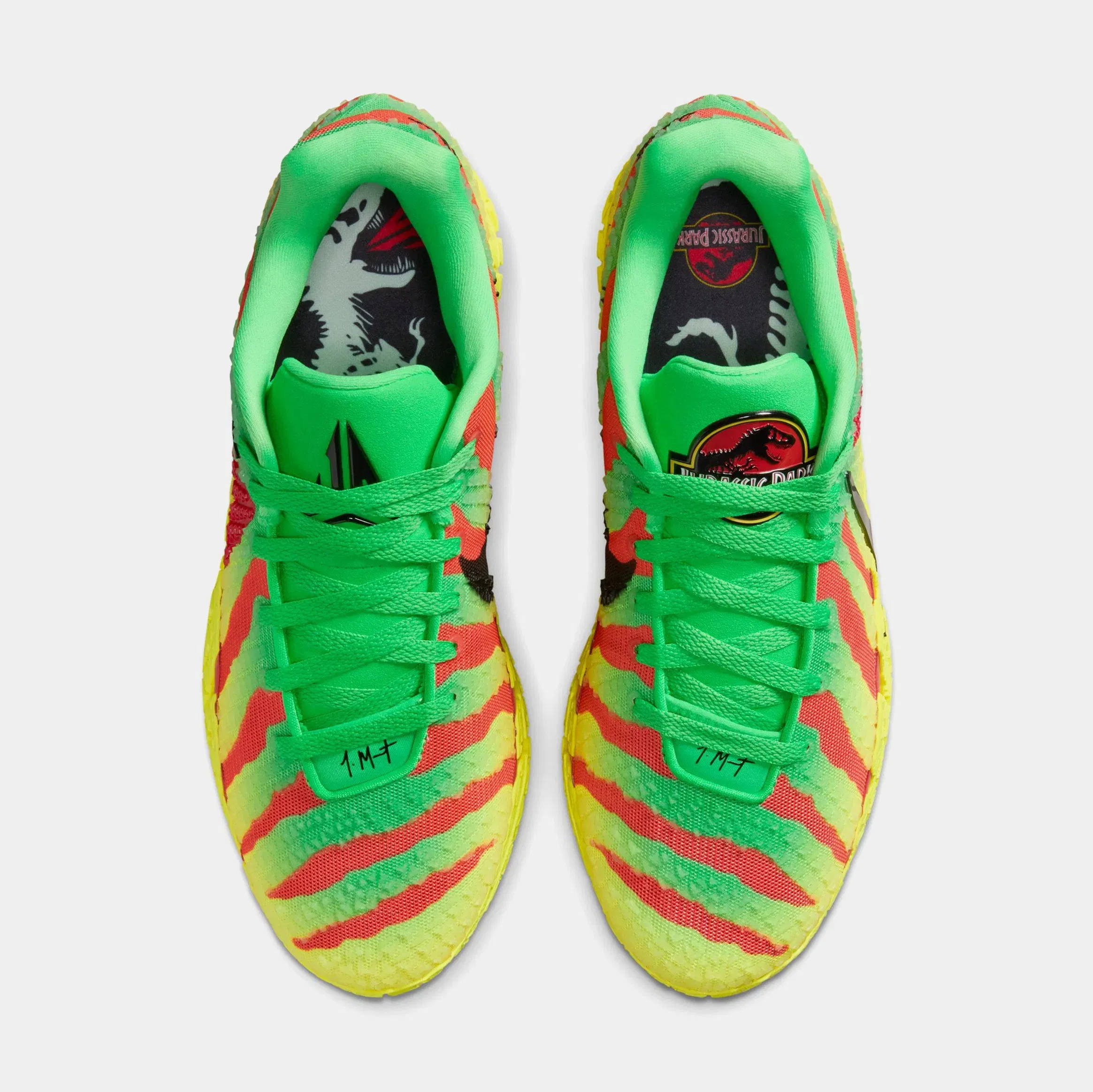 Nike Jurassic Park x Ja 3 Explorer Mens Basketball Shoes (Green Spark/Black/University Red)