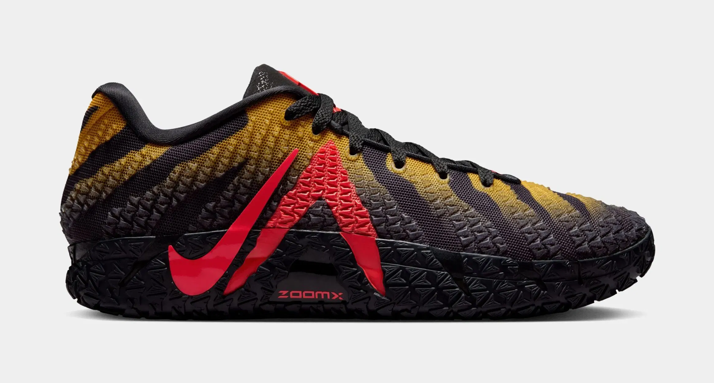 Nike Jurassic Park x Ja 3 Raptor Mens Basketball Shoes (Anthracite/Bright Crimson/Yellow Ochre)