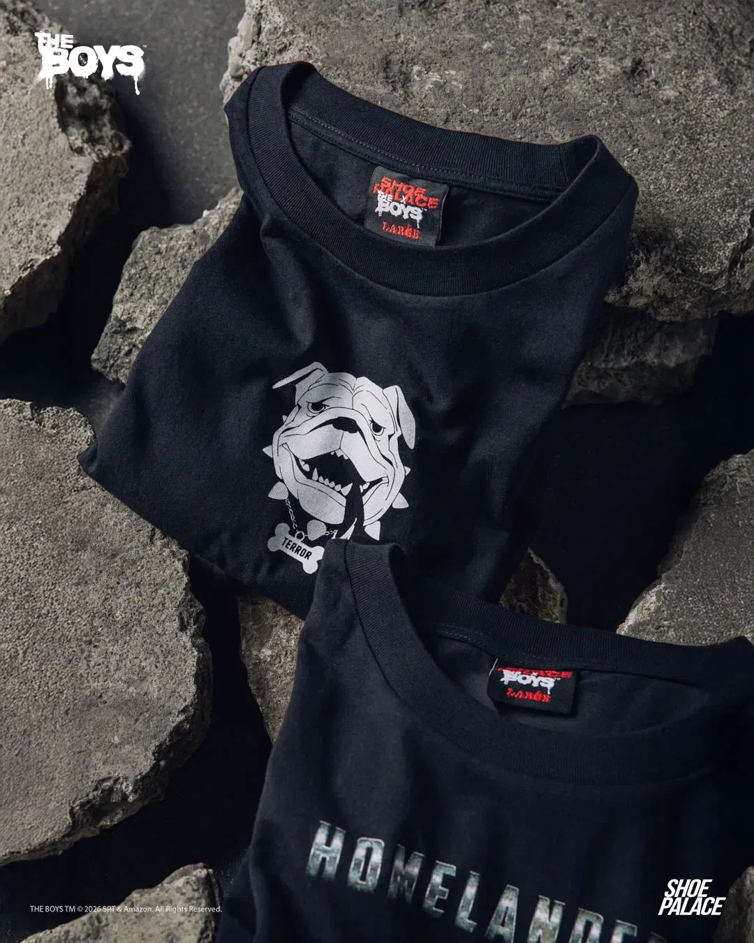 THE BOYS X SP SP x The Boys Unleashed Mens Short Sleeve Shirt (Black/White)