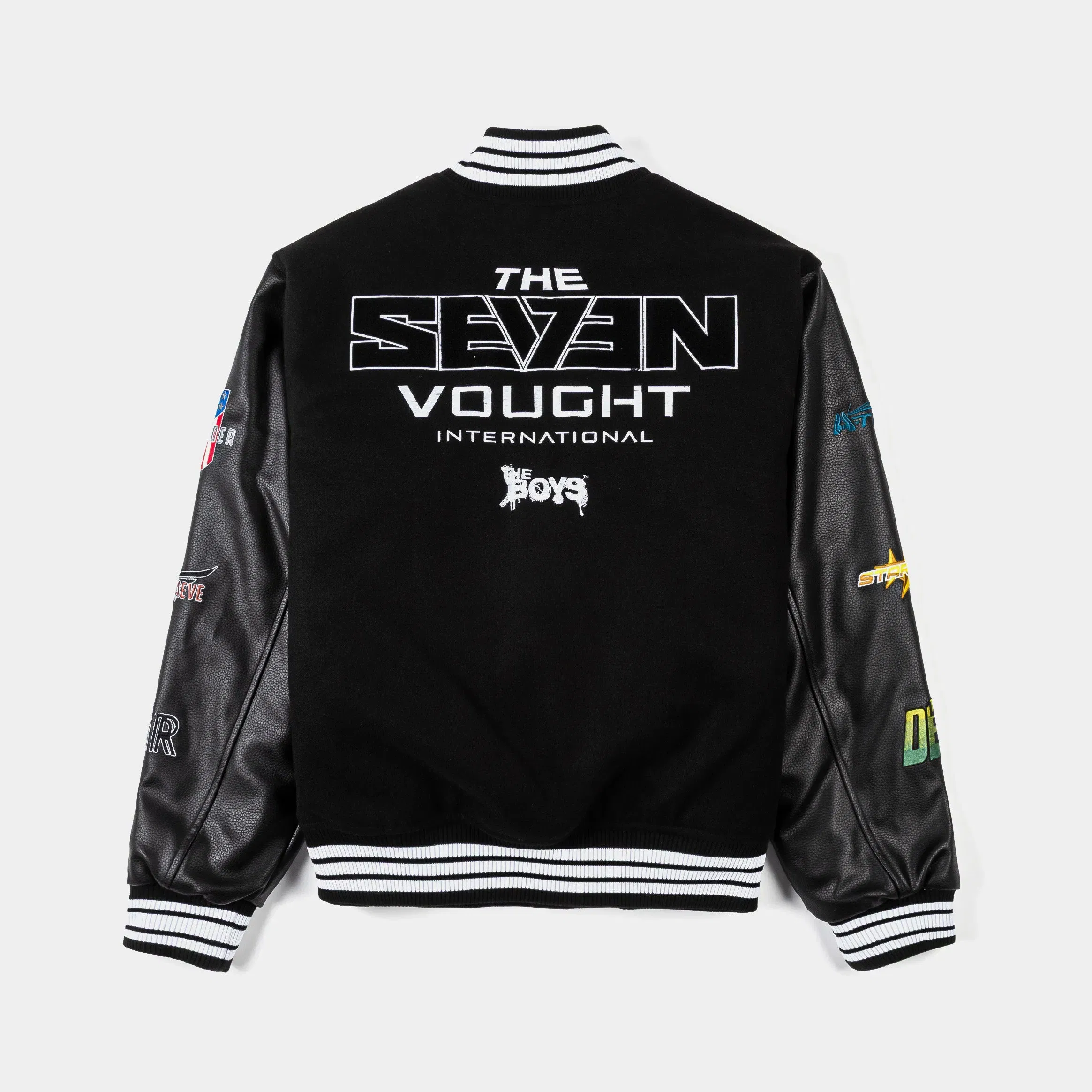 THE BOYS X SP SP x The Boys Vought Varsity Mens Jacket (Black/White)