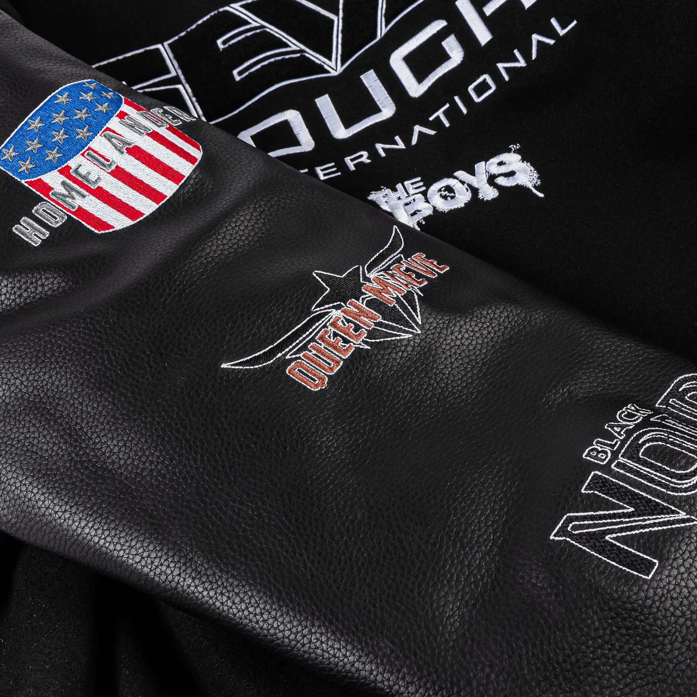 THE BOYS X SP SP x The Boys Vought Varsity Mens Jacket (Black/White)
