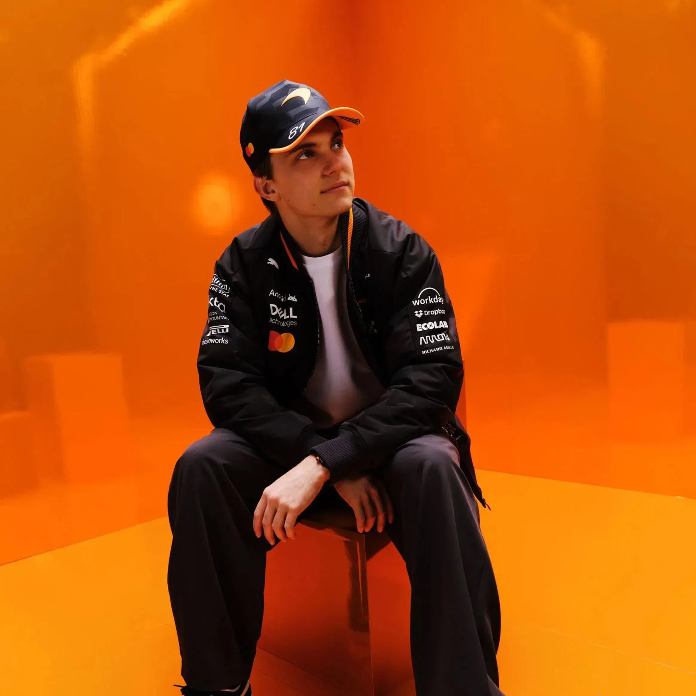Puma McLaren Racing 1000th Grand Prix Piastri Mens Hat (Puma Black)