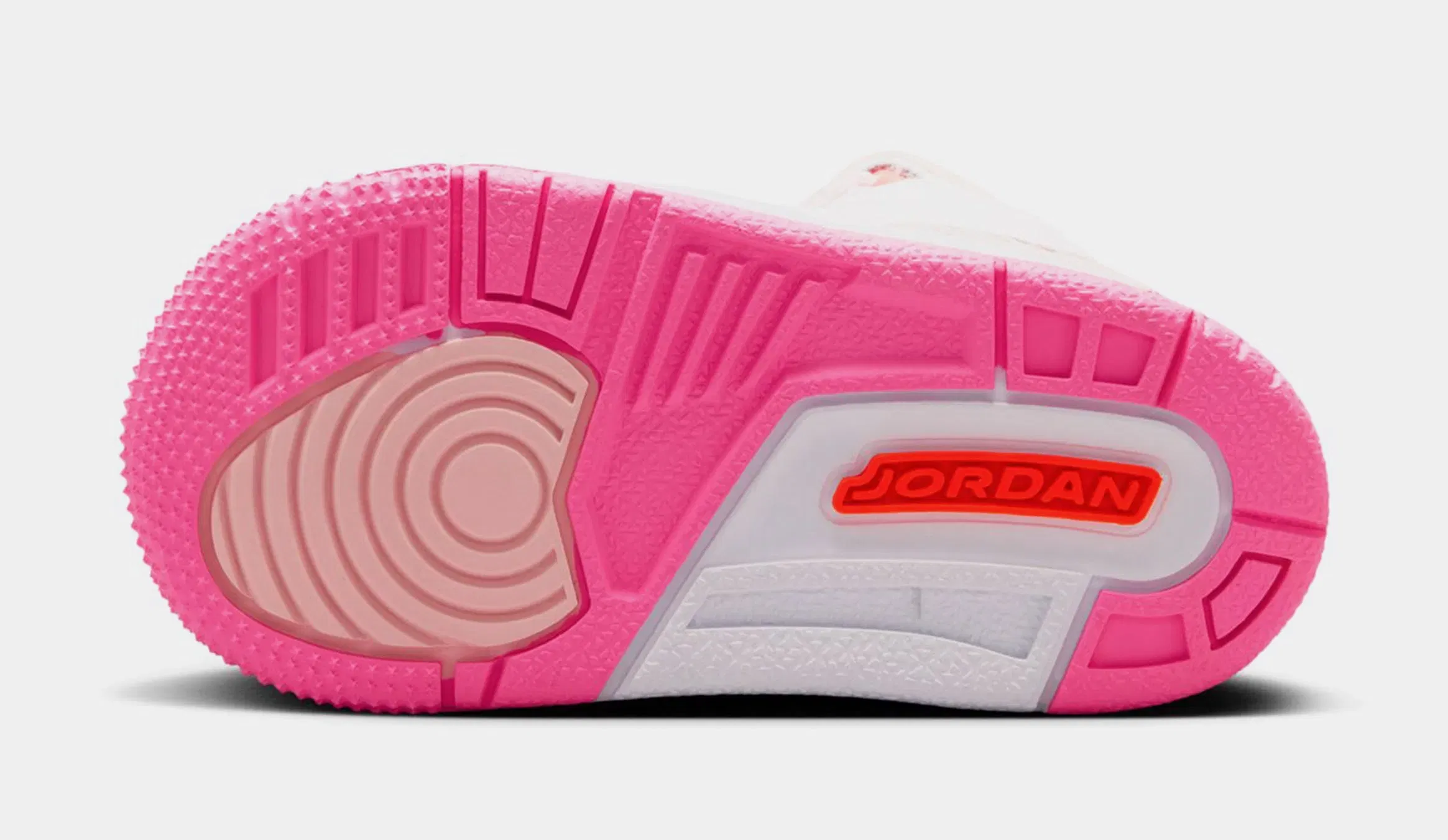 Air Jordan 3 Retro Spring Flower Infant Toddler Lifestyle Shoes (Pearl Pink/Hyper Orange/Pink Bloom)