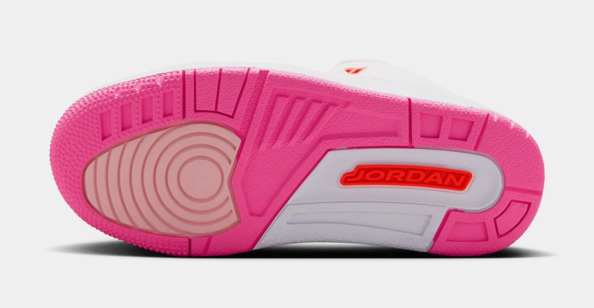Air Jordan 3 Retro Spring Flower Preschool Lifestyle Shoes (Pearl Pink/Hyper Orange/Pink Bloom)