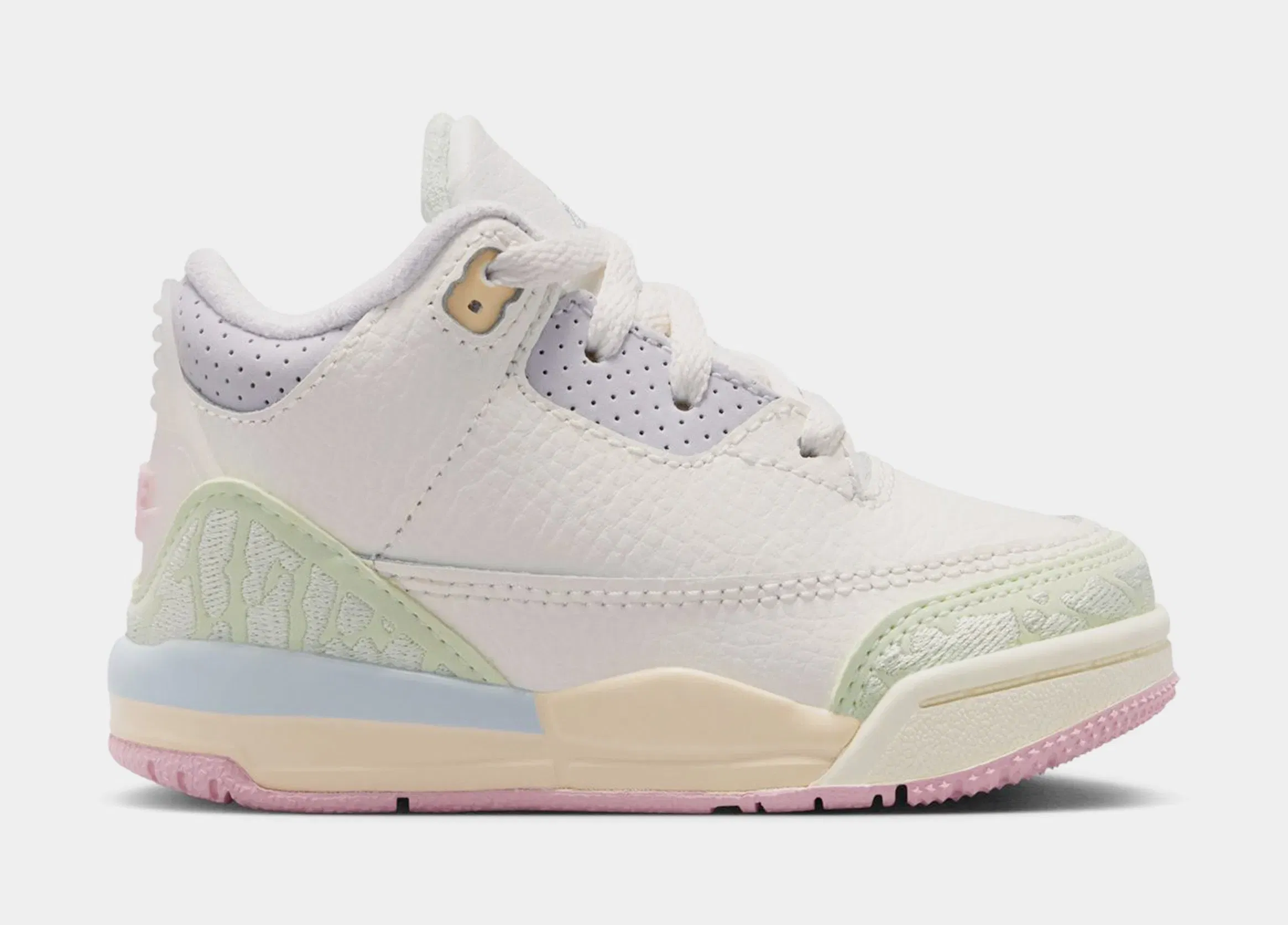Air Jordan 3 Retro Sail And Jade Aura Infant Toddler Lifestyle Shoes (Sail/Aura/Jade Aura/Iris Whisper)