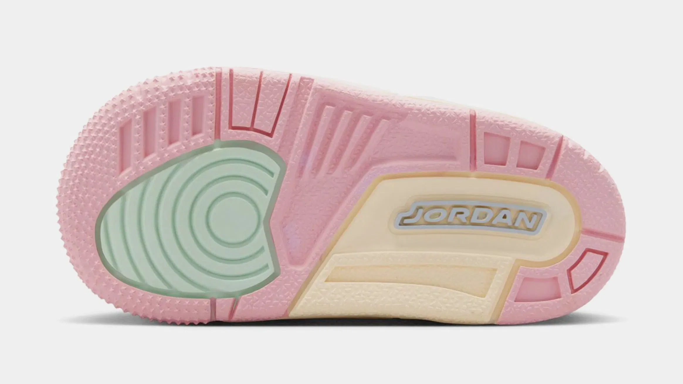 Air Jordan 3 Retro Sail And Jade Aura Infant Toddler Lifestyle Shoes (Sail/Aura/Jade Aura/Iris Whisper)
