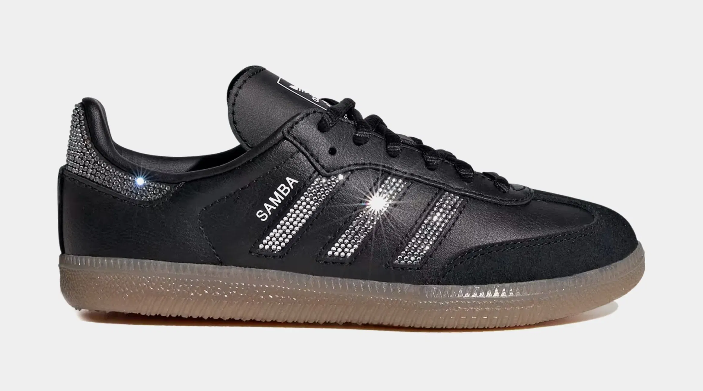 adidas Samba OG Preschool Lifestyle Shoes (Core Black/Silver Metallic)