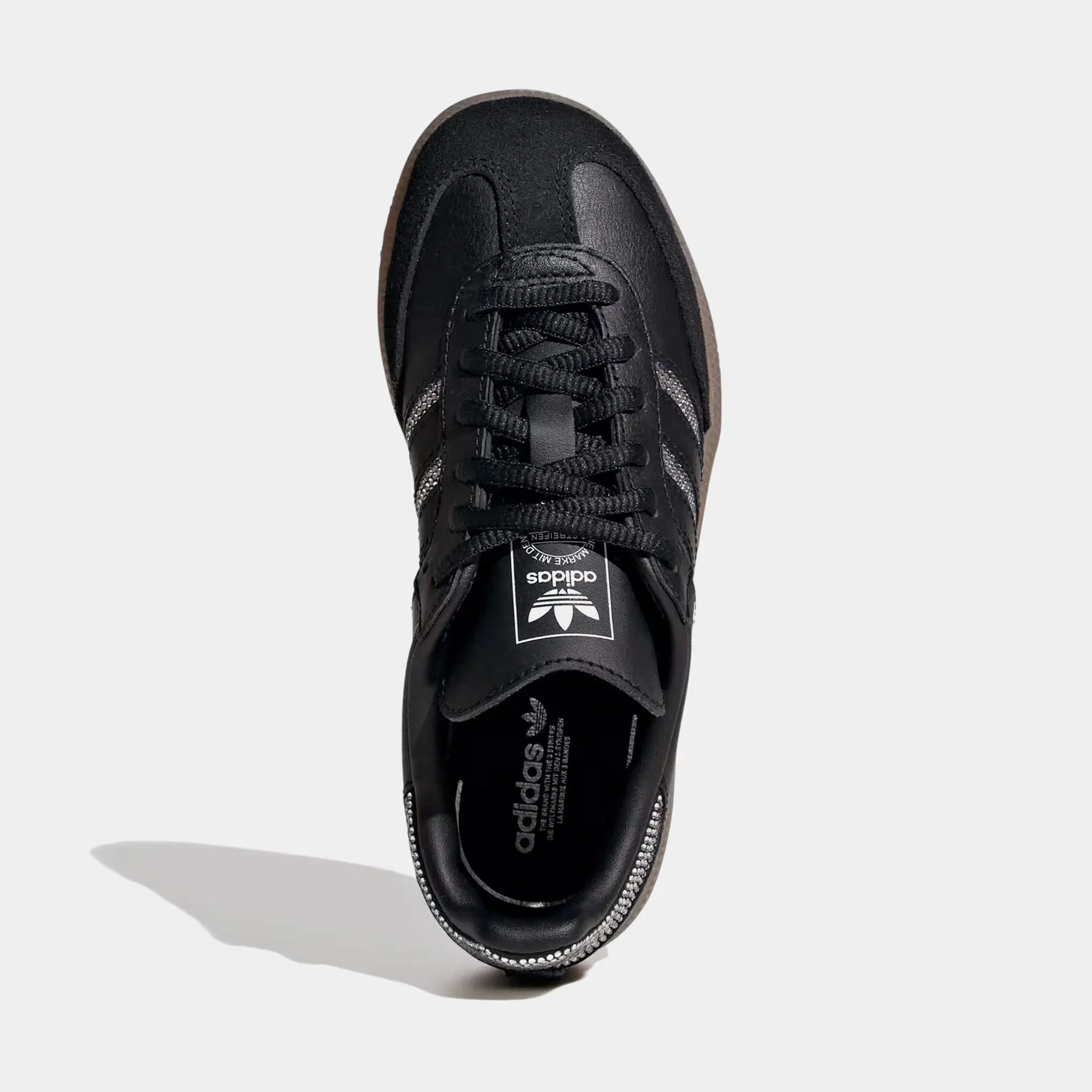 adidas Samba OG Preschool Lifestyle Shoes (Core Black/Silver Metallic)