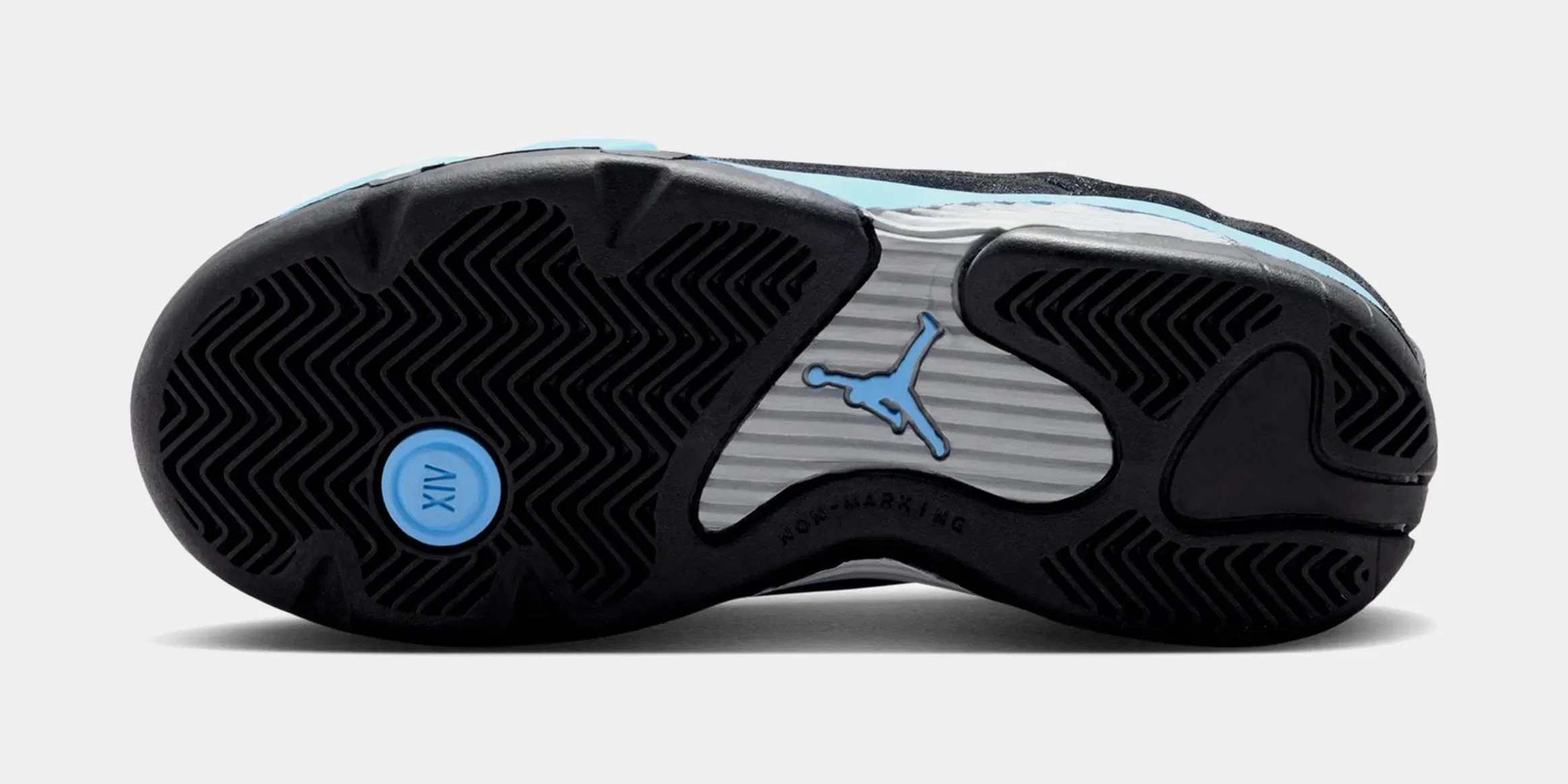 Air Jordan 14 Retro Black University Blue Preschool Lifestyle Shoes (Black/White/University Blue)