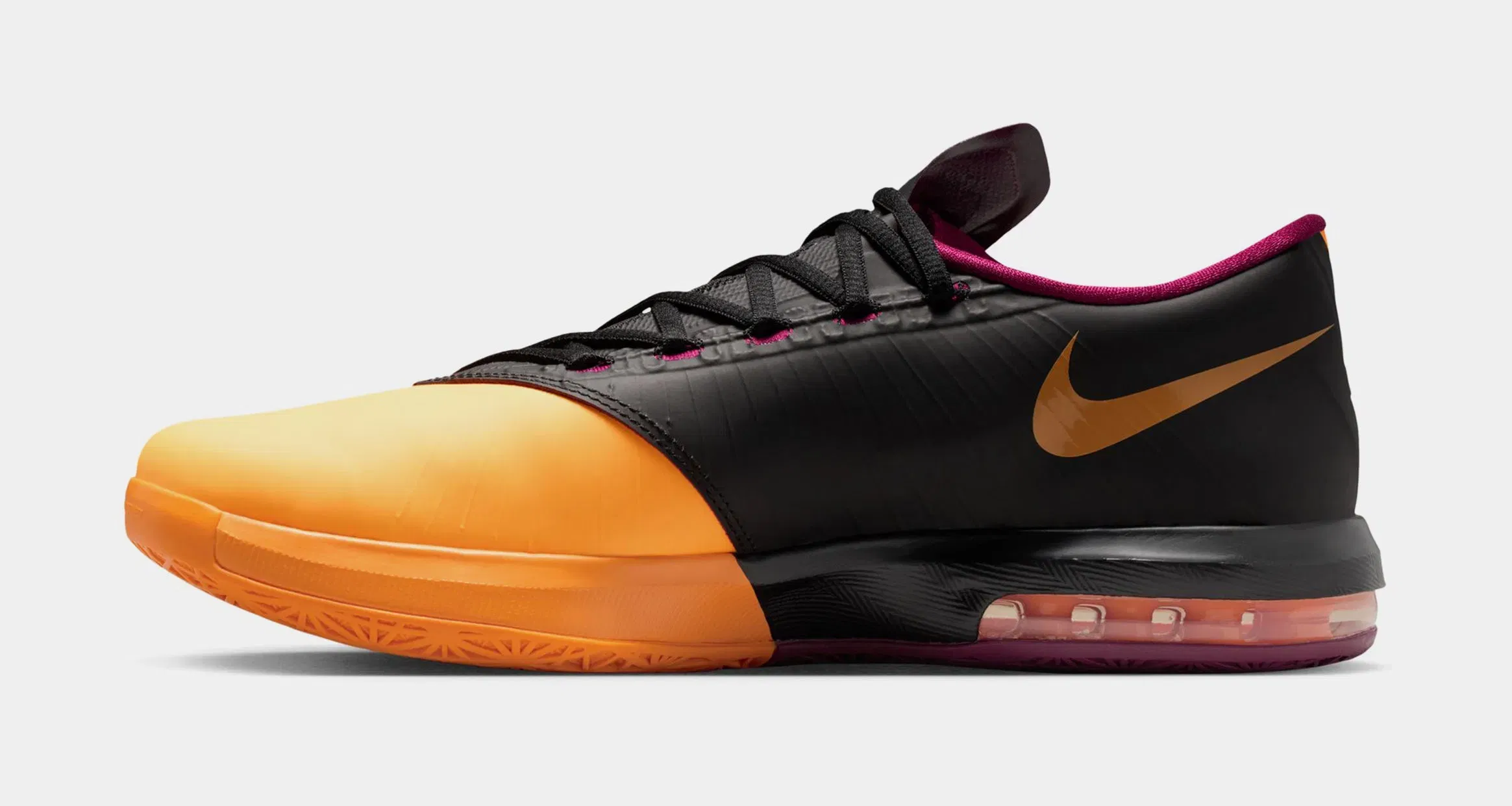 Nike Zoom KD 6 Peanut Butter And Jelly Mens Basketball Shoes (Laser Orange/Raspberry Red/Black)