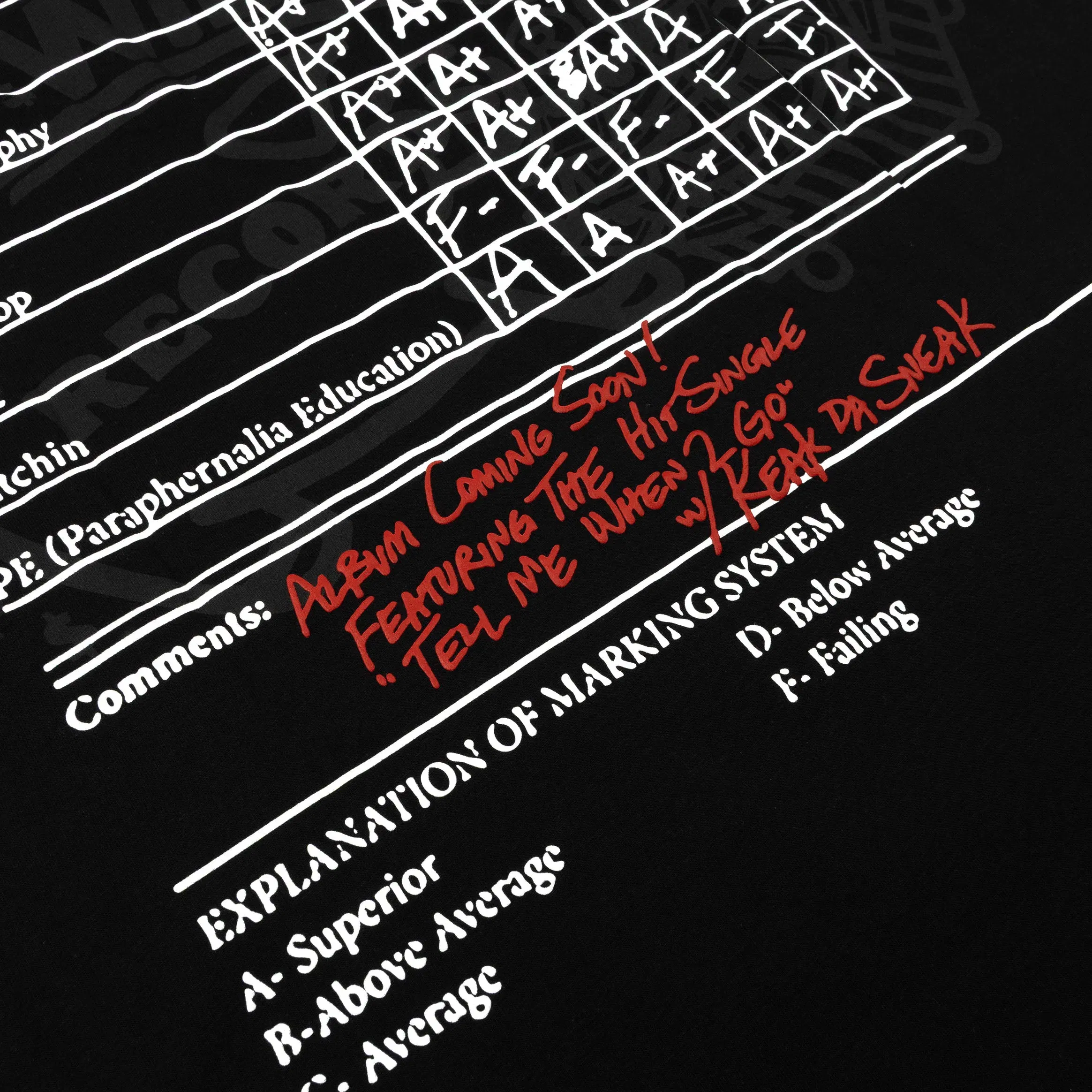 E40 X SP SP x E-40 My Ghetto Report Mens Short Sleeve Shirt (Black/Red)