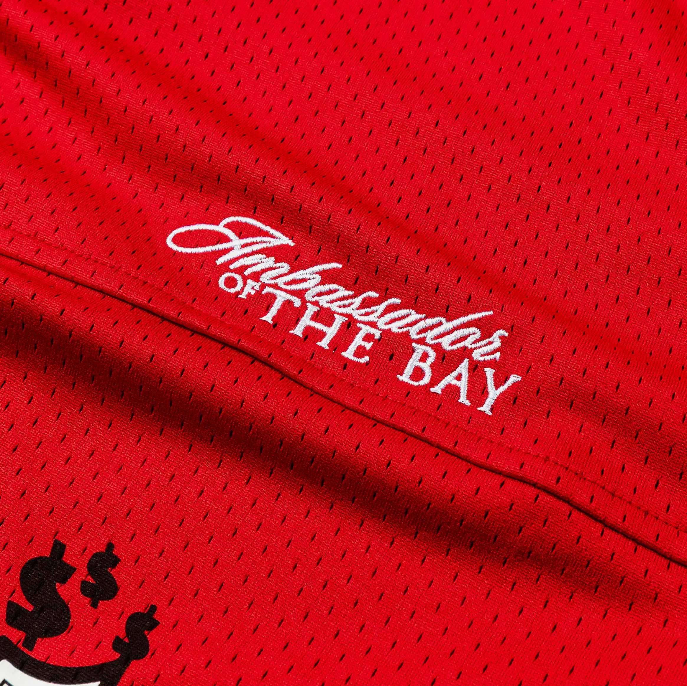 E40 X SP SP x E-40 Major Way Mesh Mens Jersey (Red/White)