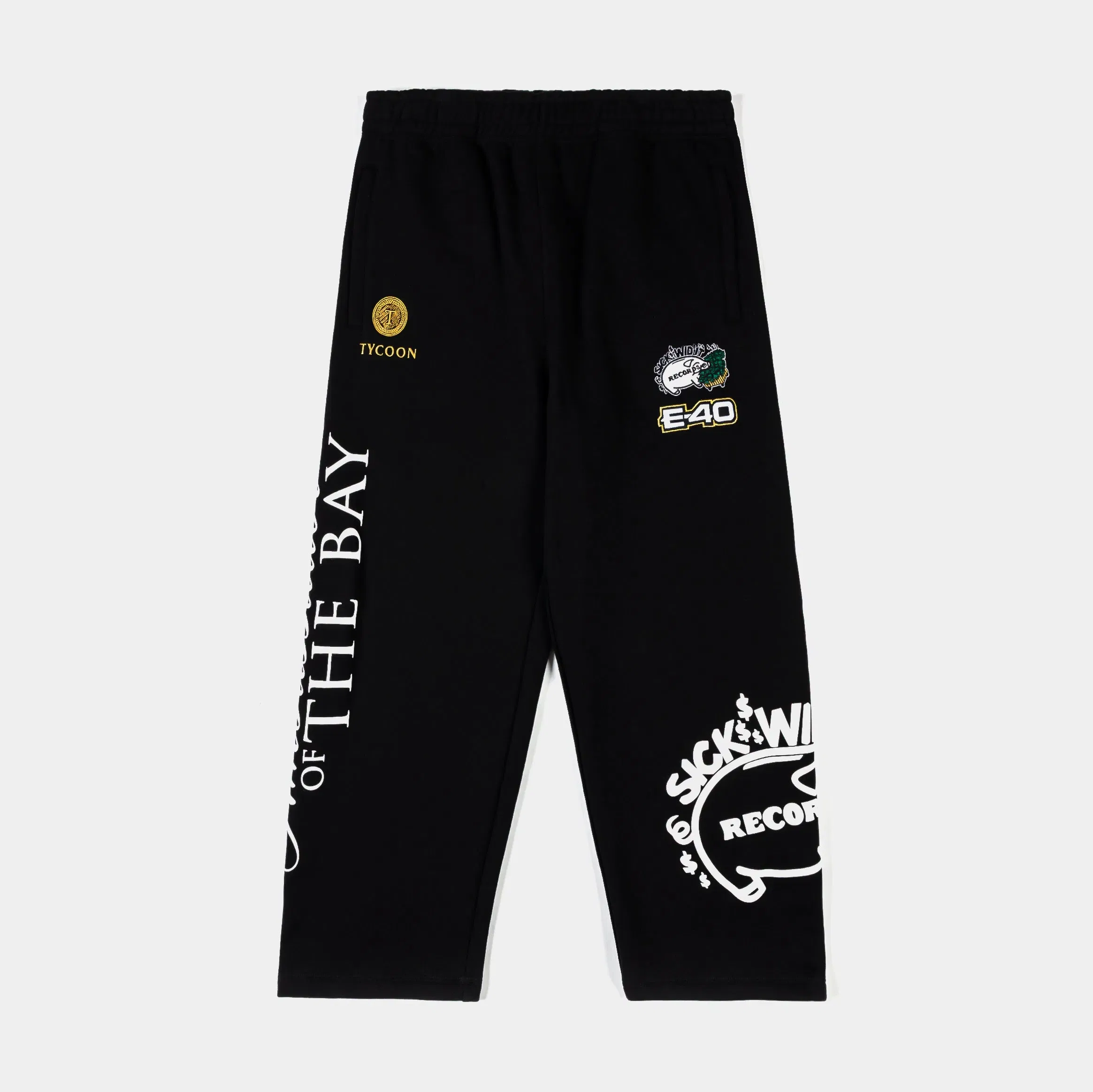 E40 X SP SP x E-40 Major Way Mens Sweatpants (Black/Yellow)