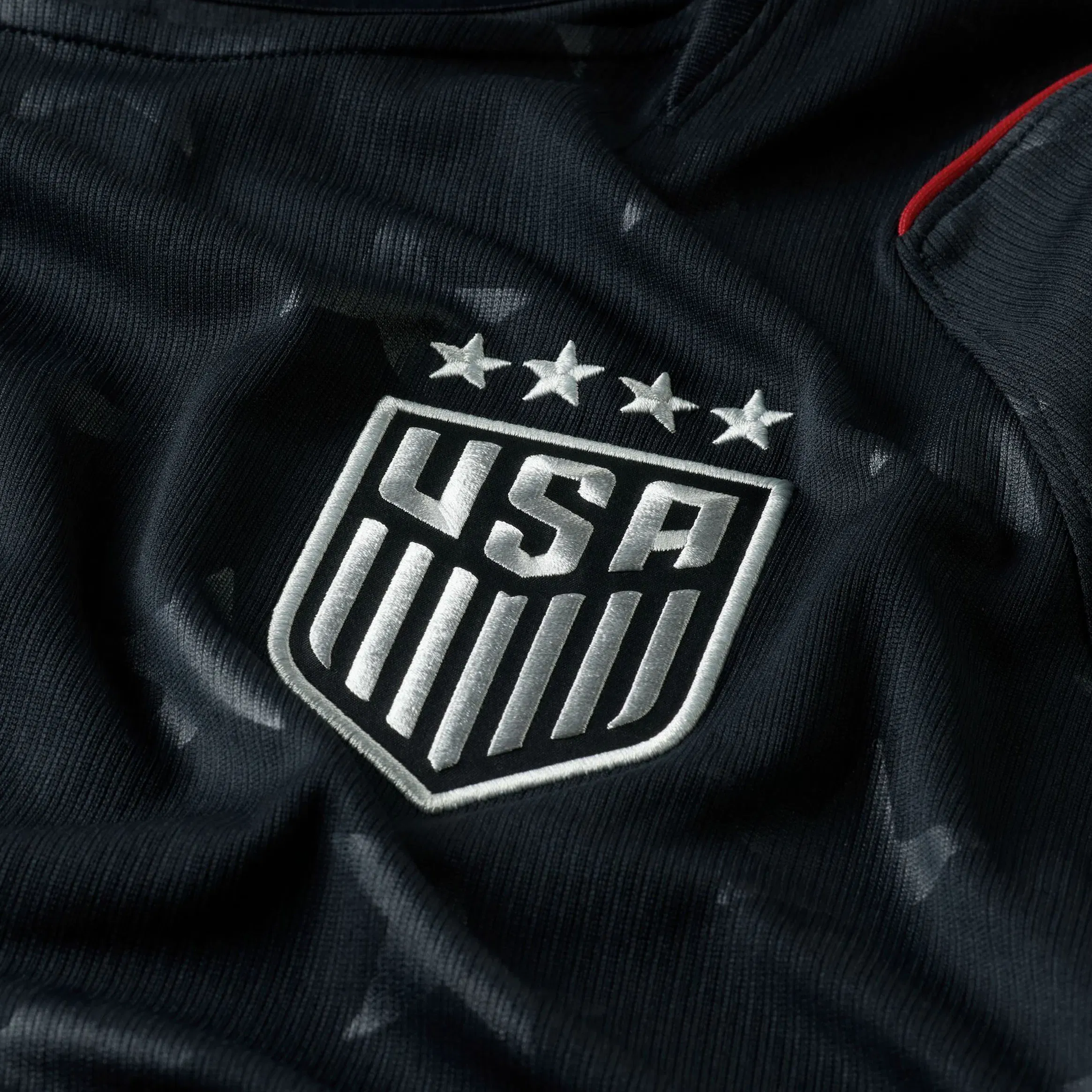 Nike USWNT 2026 Stadium Away Dri Fit Soccer Replica Mens Jersey (Dark Obsidian/Pure Platnium)