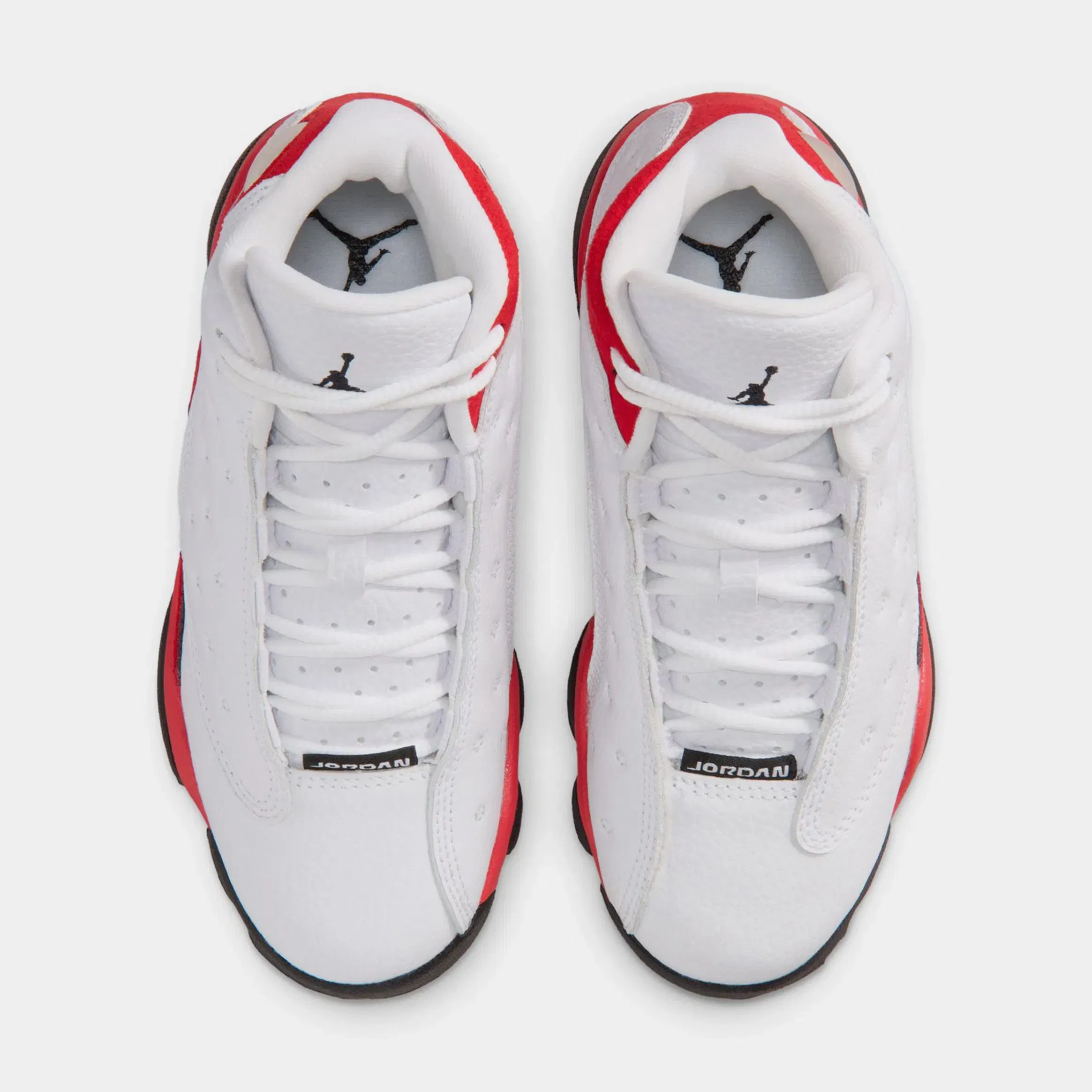 Air Jordan 13 Retro White And University Red Preschool Lifestyle Shoes (White/Black/True Red)