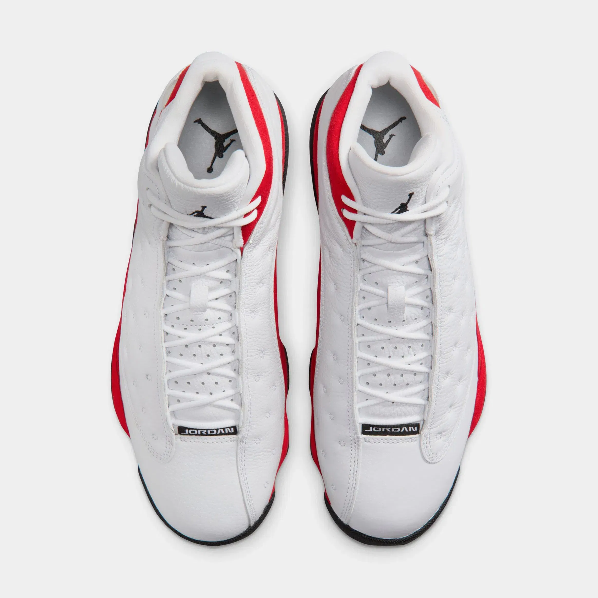 Air Jordan 13 Retro White And University Red Mens Lifestyle Shoes (White/Black/True Red)